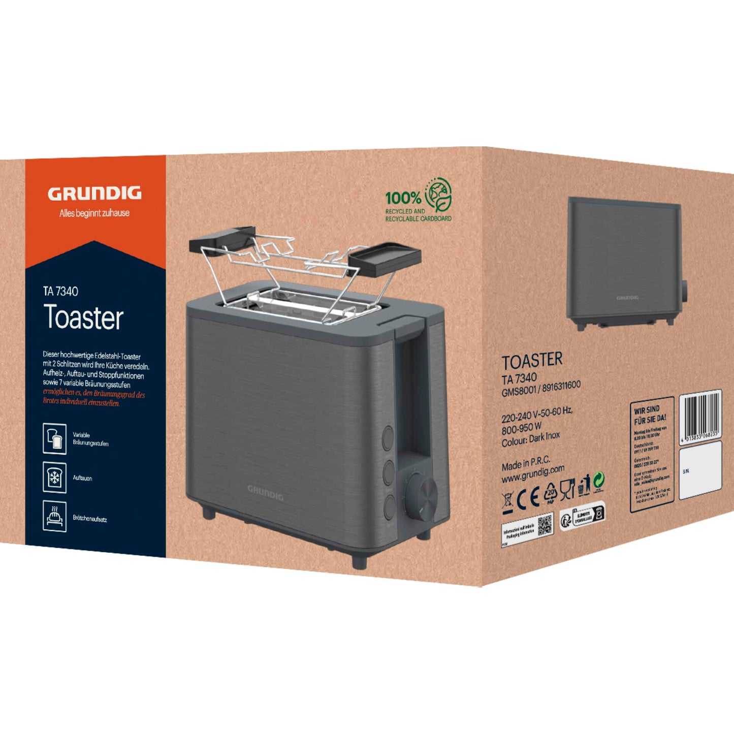 Grundig TA 7340       dark inox