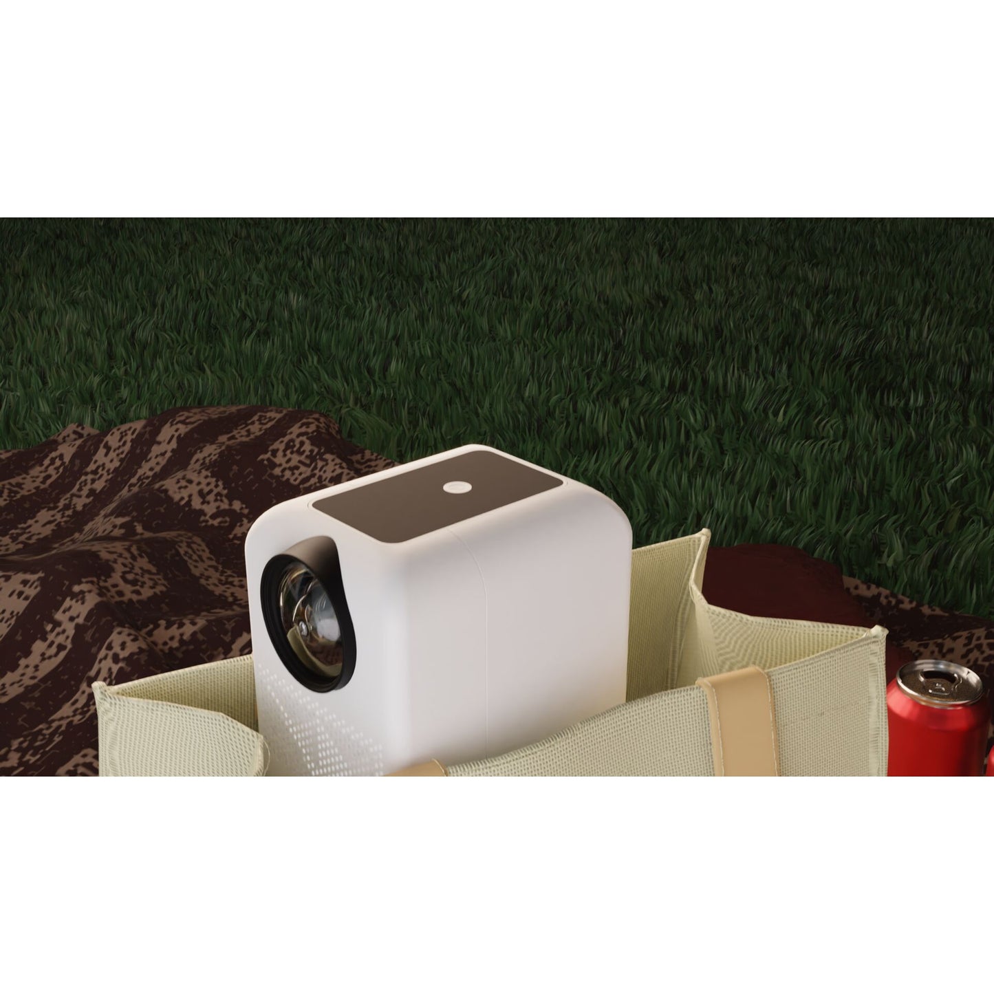 HP CC180W Set mit Leinwand
