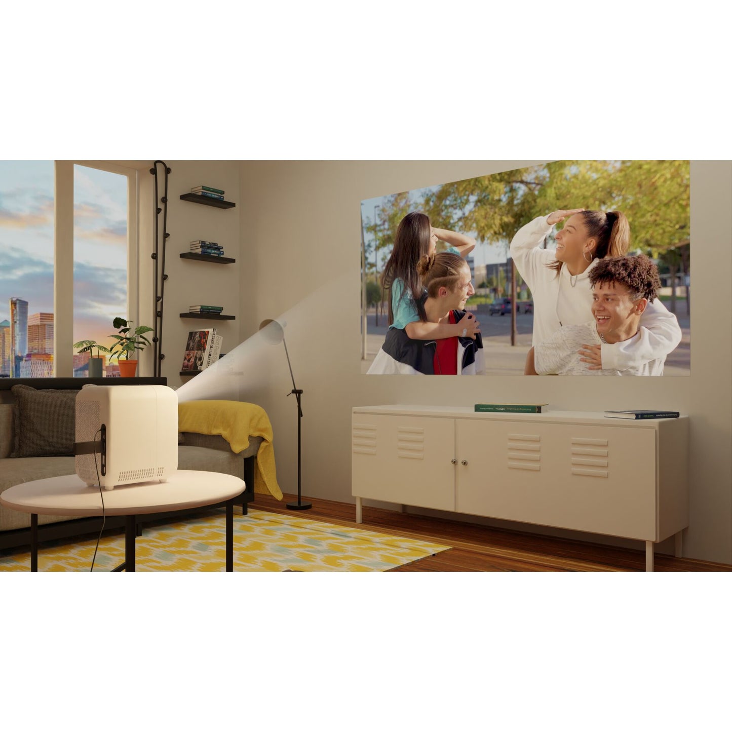 HP CC180W Set mit Leinwand