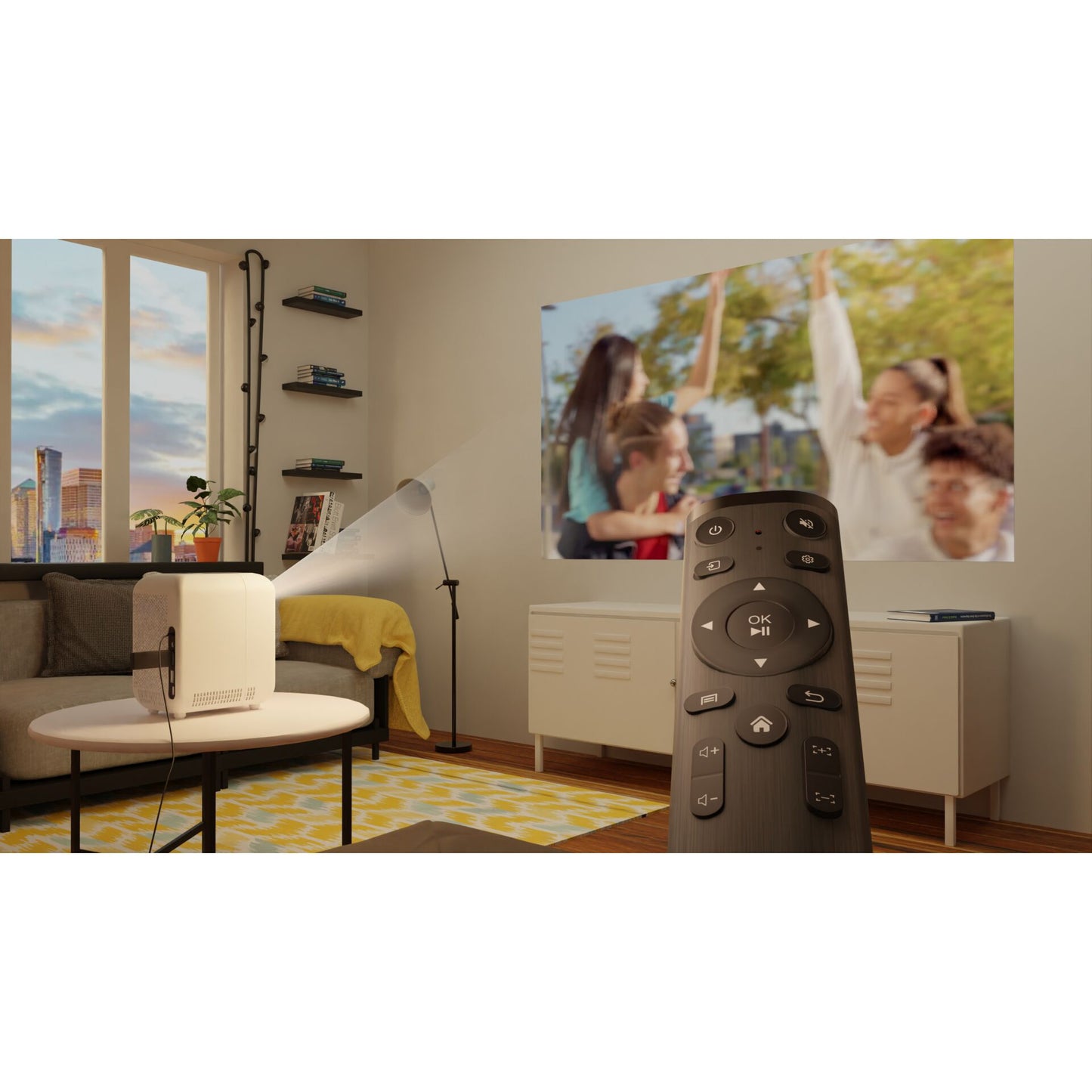 HP CC180W Set mit Leinwand