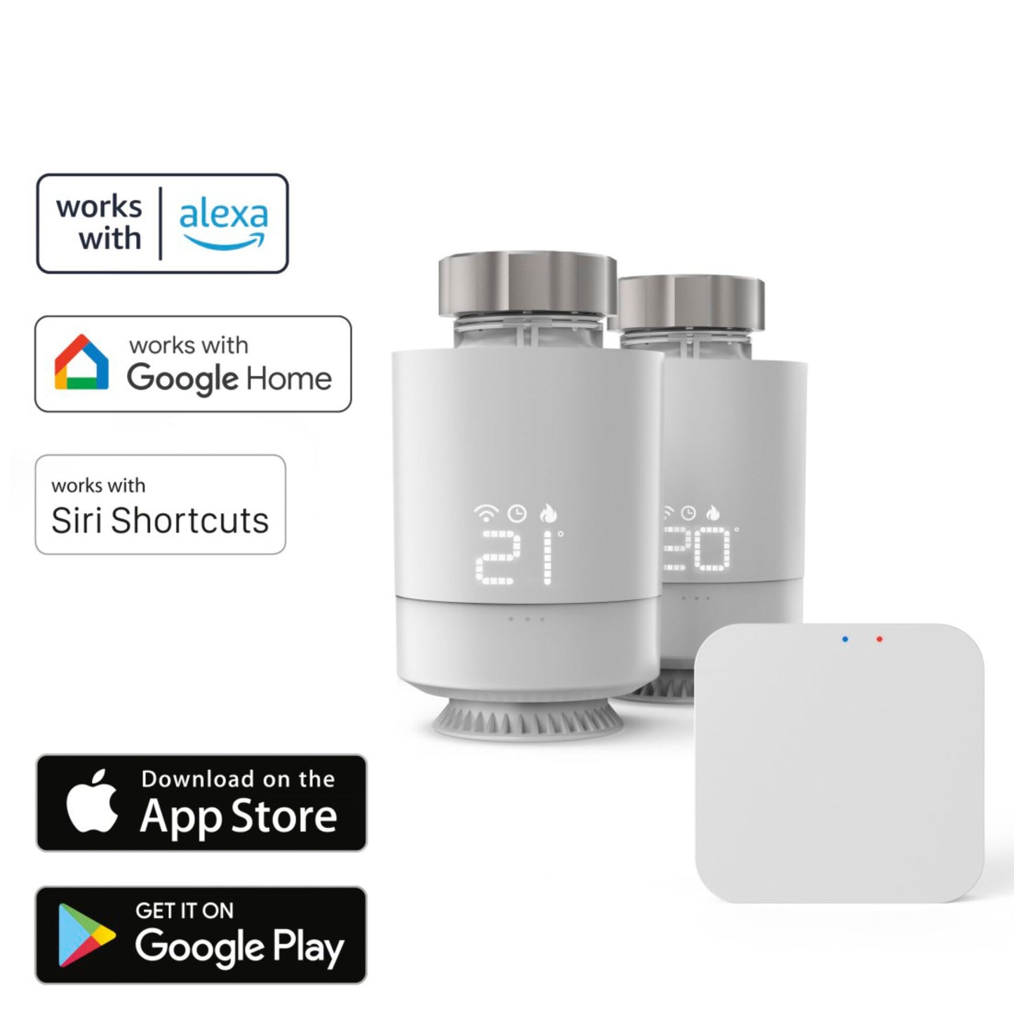 Hama Heizungssteuerung WLAN 2x smartes Thermostat + Zentrale