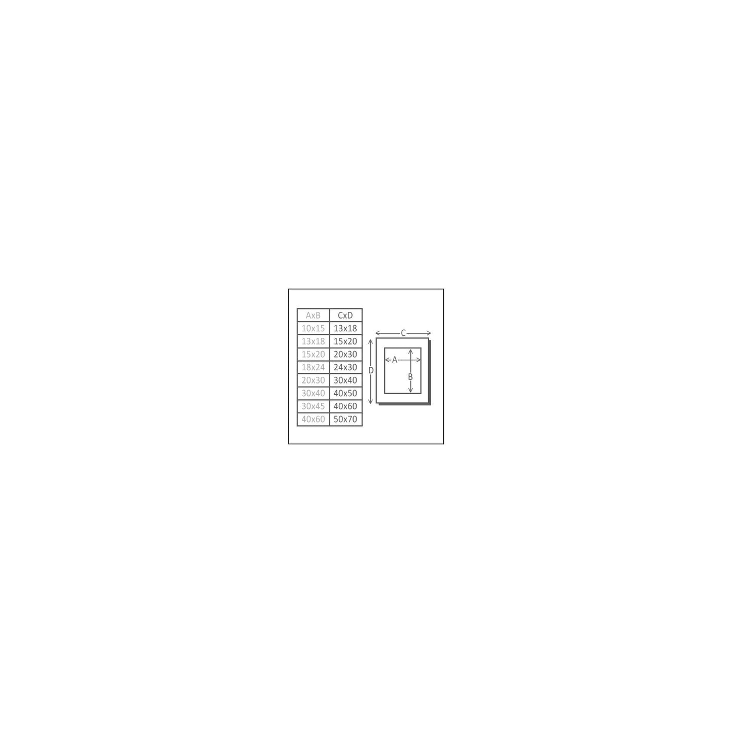 Deknudt S66KH1 P1 20x30 Wood oak with Passepartout