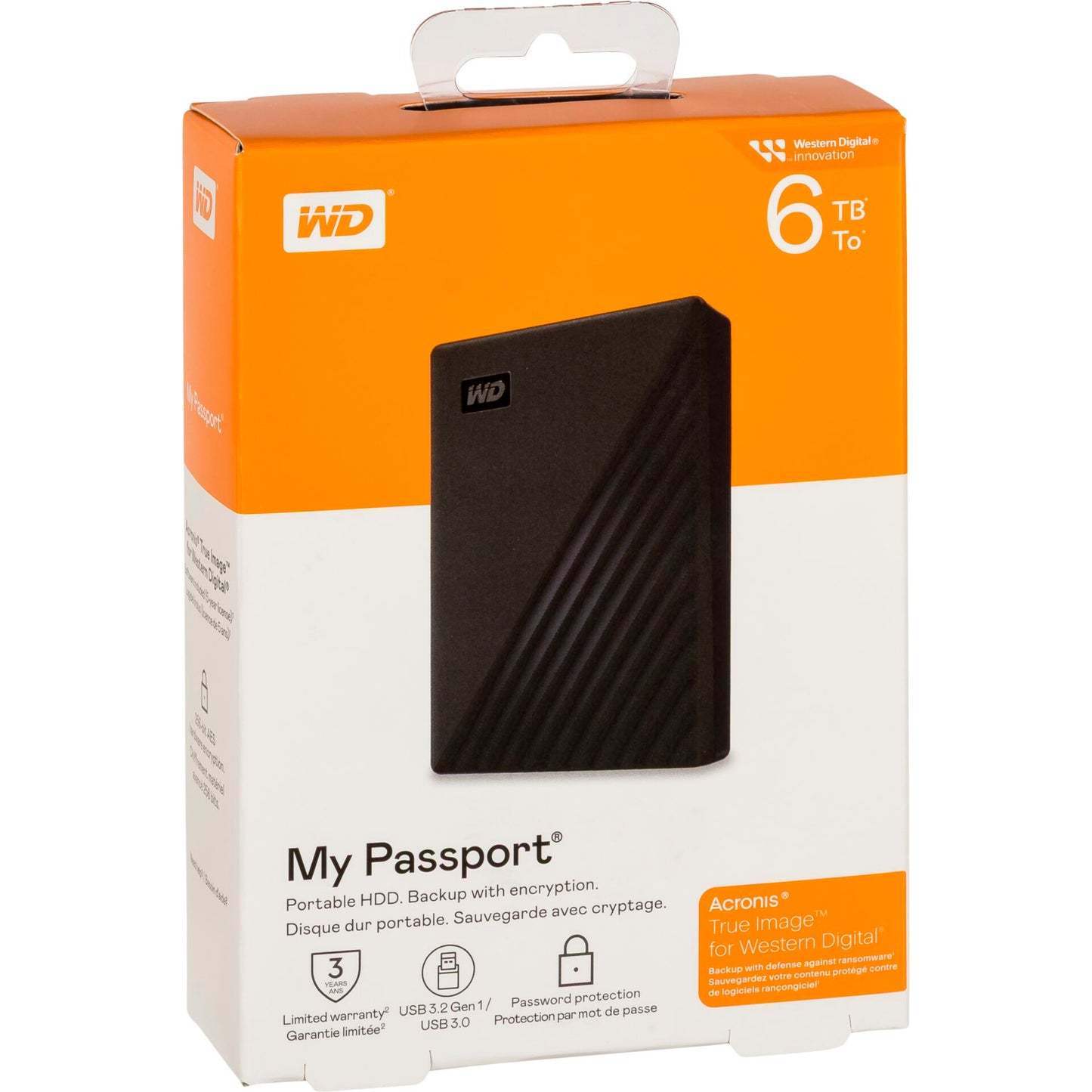 Western Digital My Passport 6TB Black USB 3.2 Gen 1