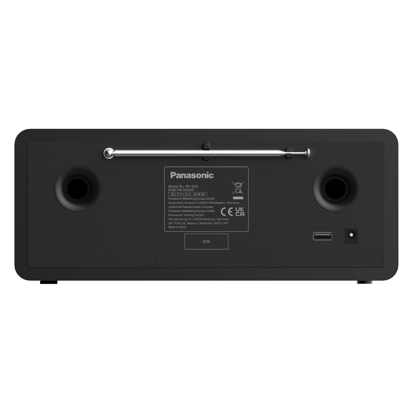 Panasonic RF-D40EG-K schwarz