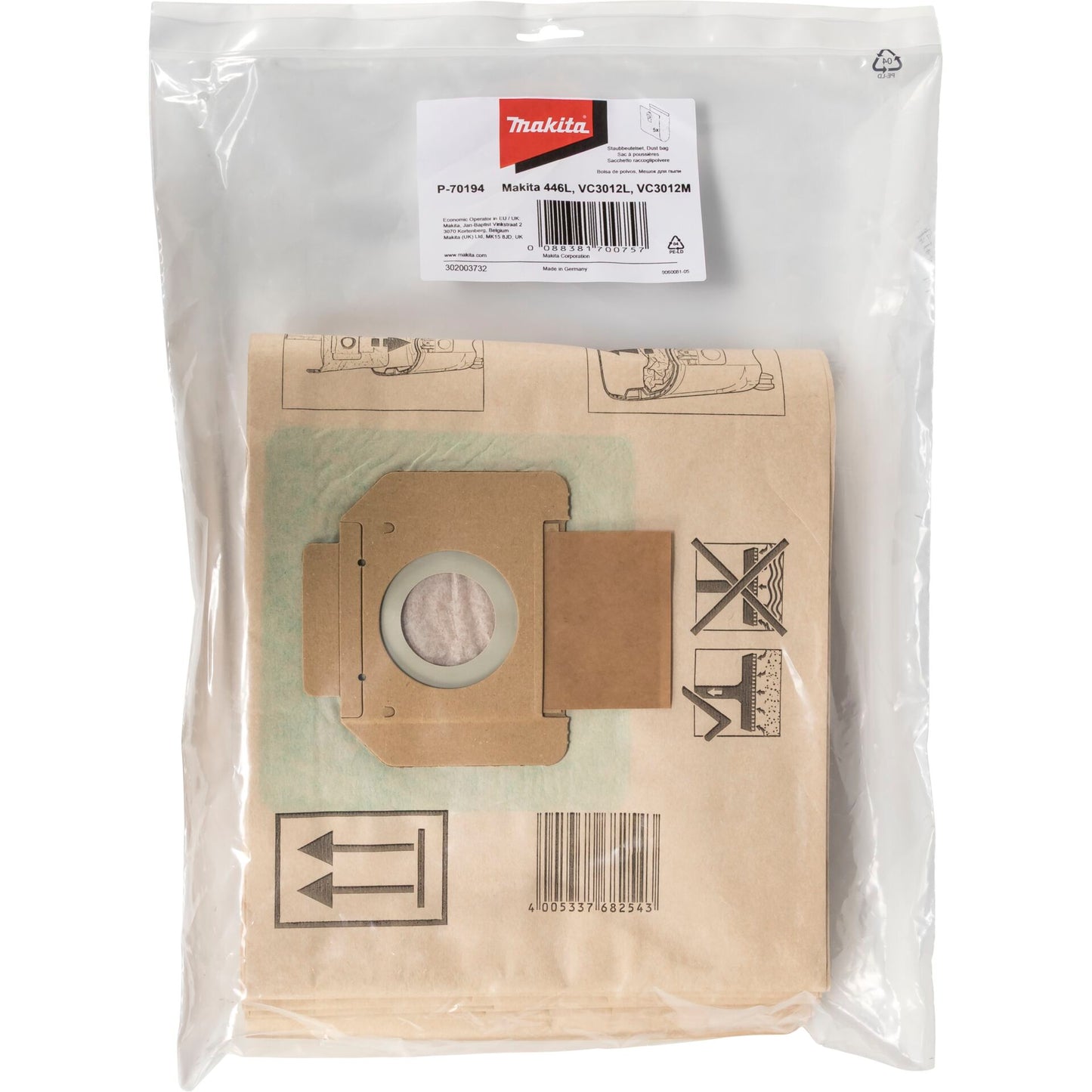 Makita Filtersack L 5Stk