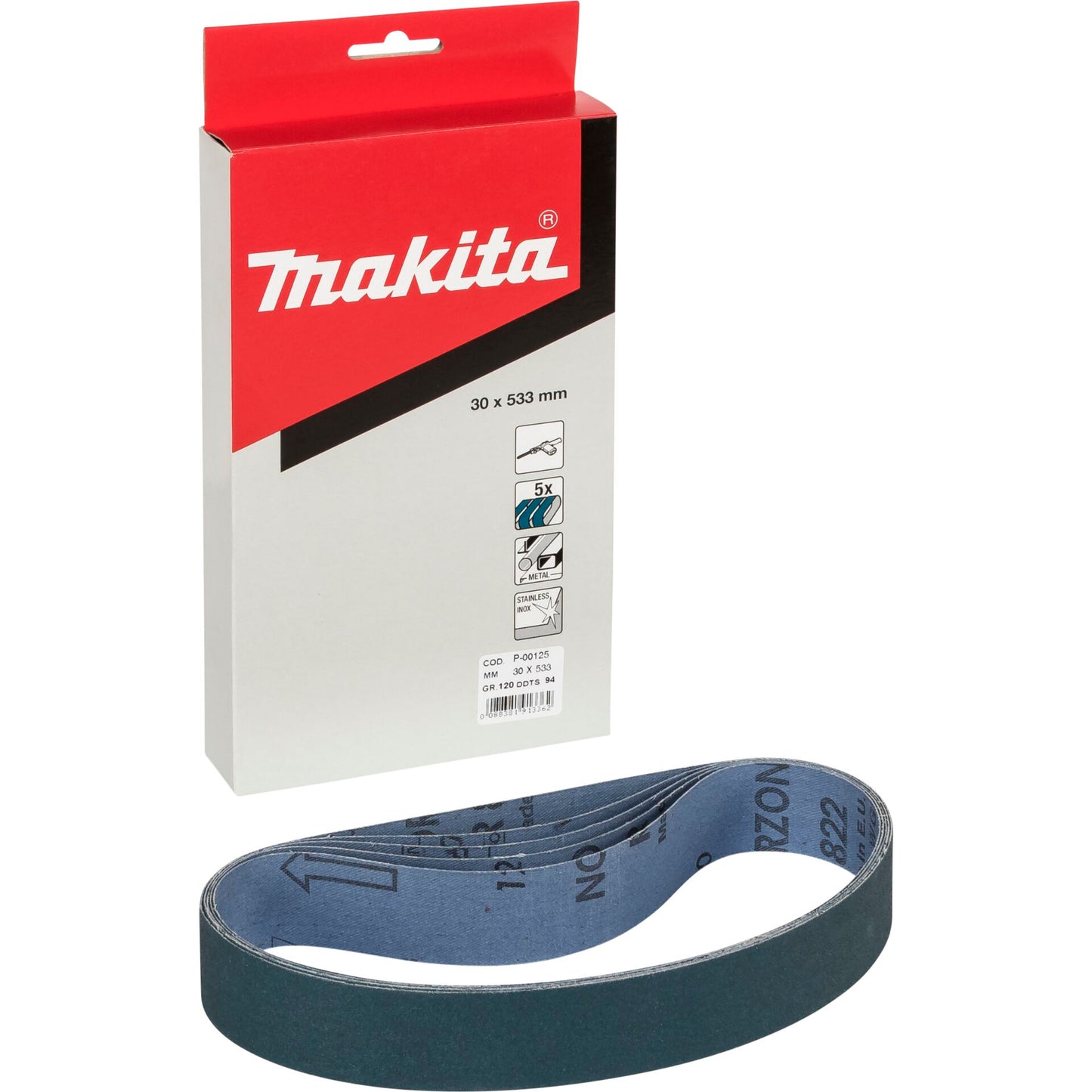 Makita Schleifband 30x533mm K120