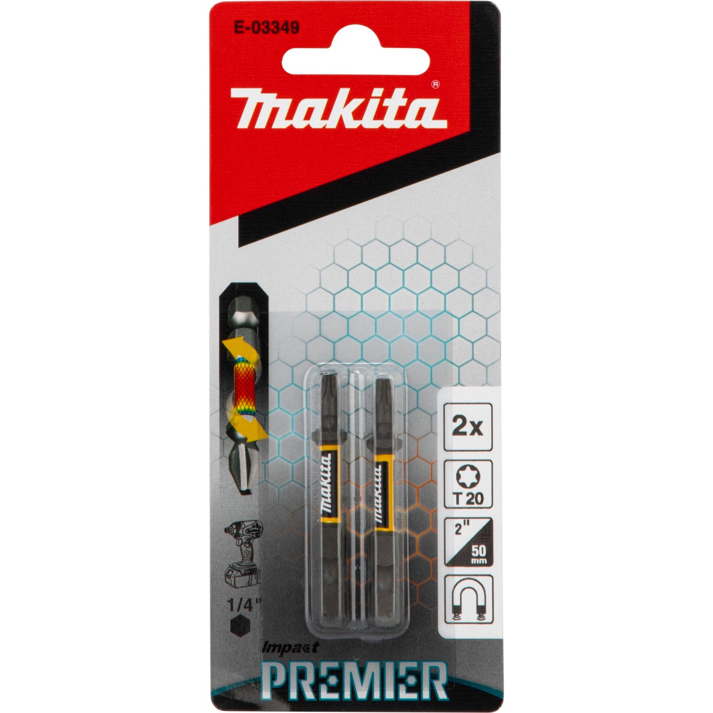 Makita Torsion Bit T20-50 2Stk