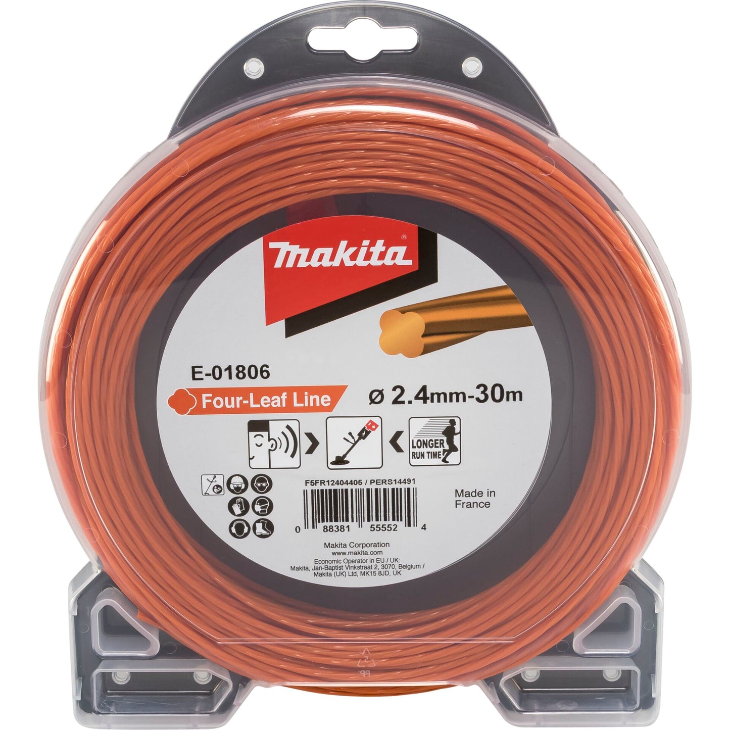 Makita Mähfaden Four Leaf 2,4mmx30m