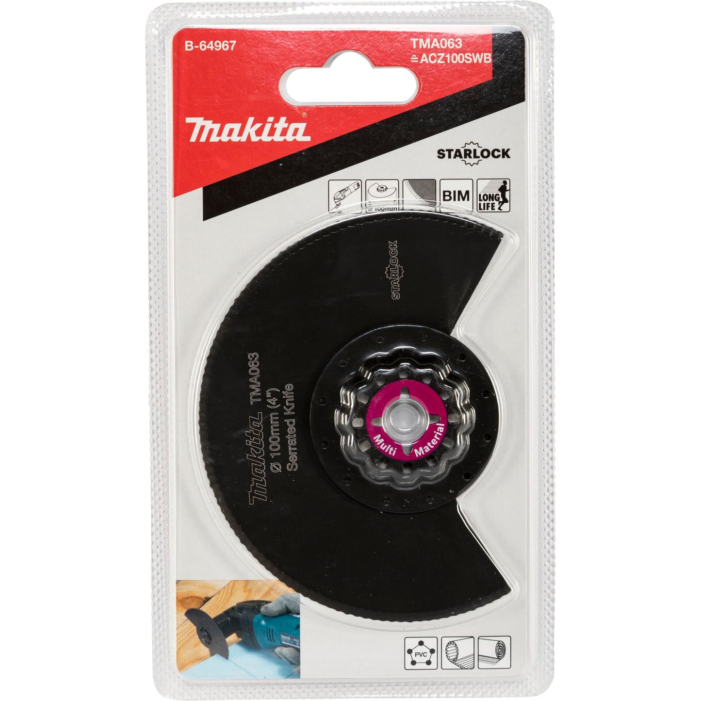 Makita Segmentsägeblattt 100mm TMA063