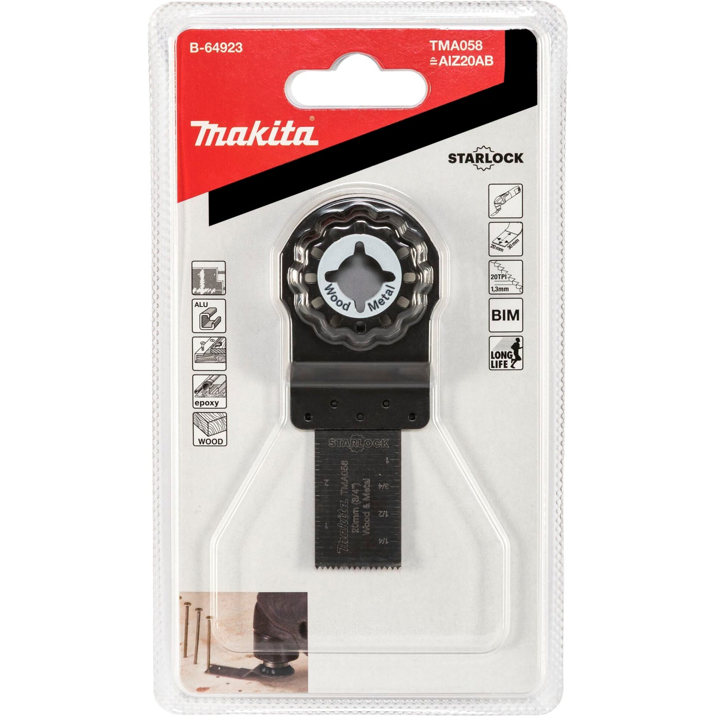 Makita Tauchsägebl. 20mm TMA058