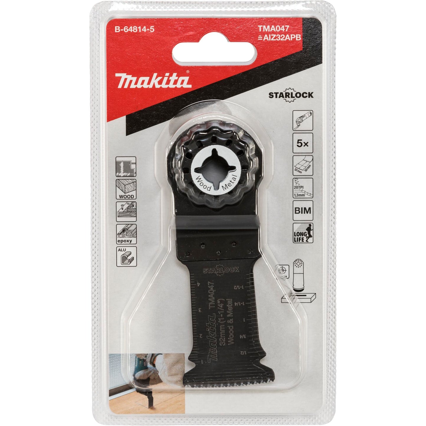 Makita Tauchsägebl. 32mm TMA047 5Stk.