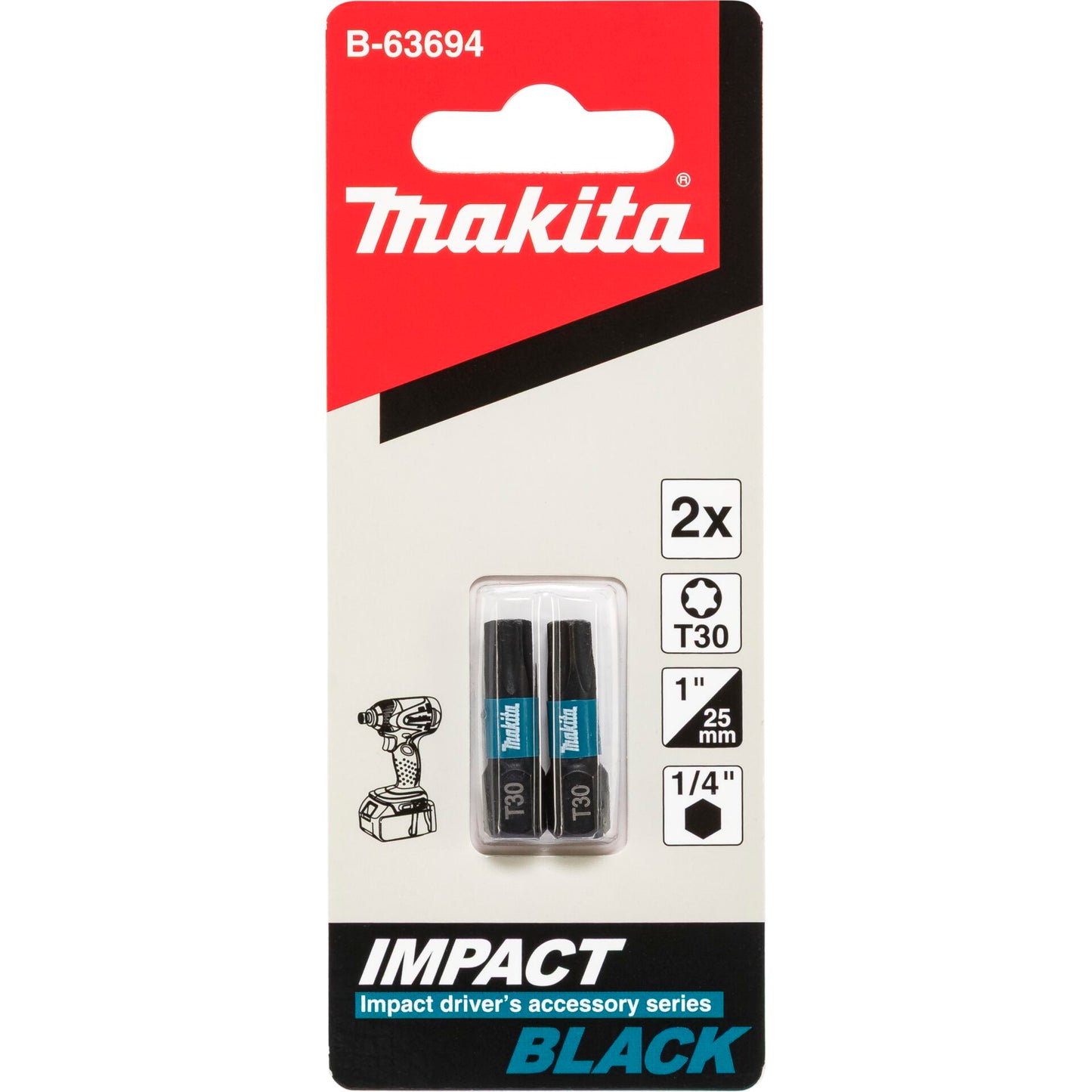 Makita Bit T30x25mm 2Stk.