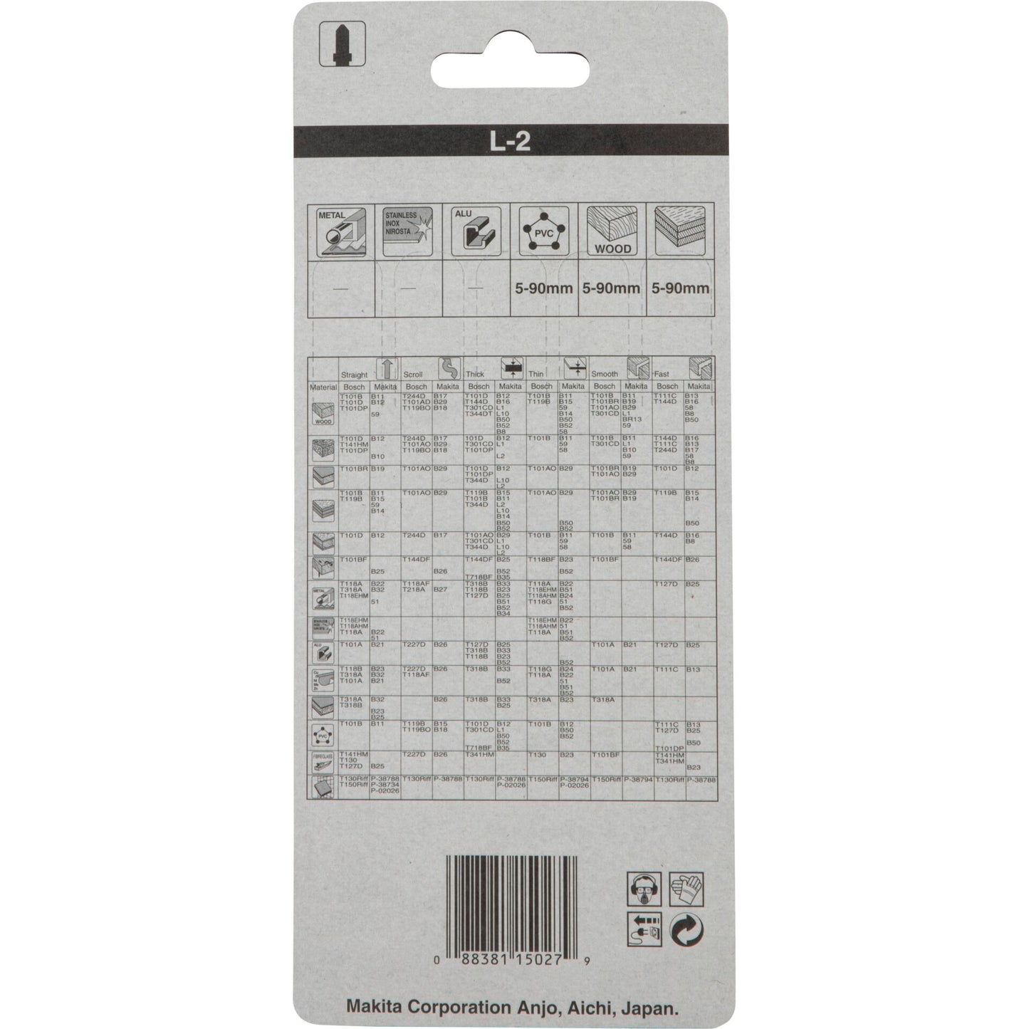 Makita Stichsägeblatt L-2