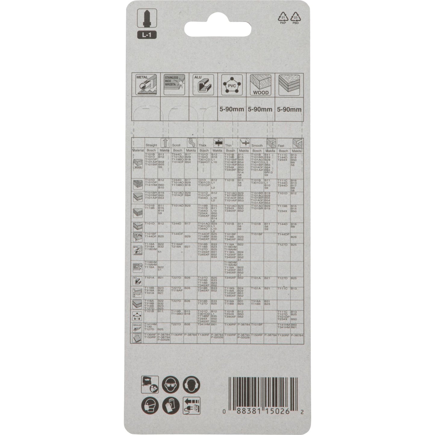 Makita Stichsägeblatt L-1