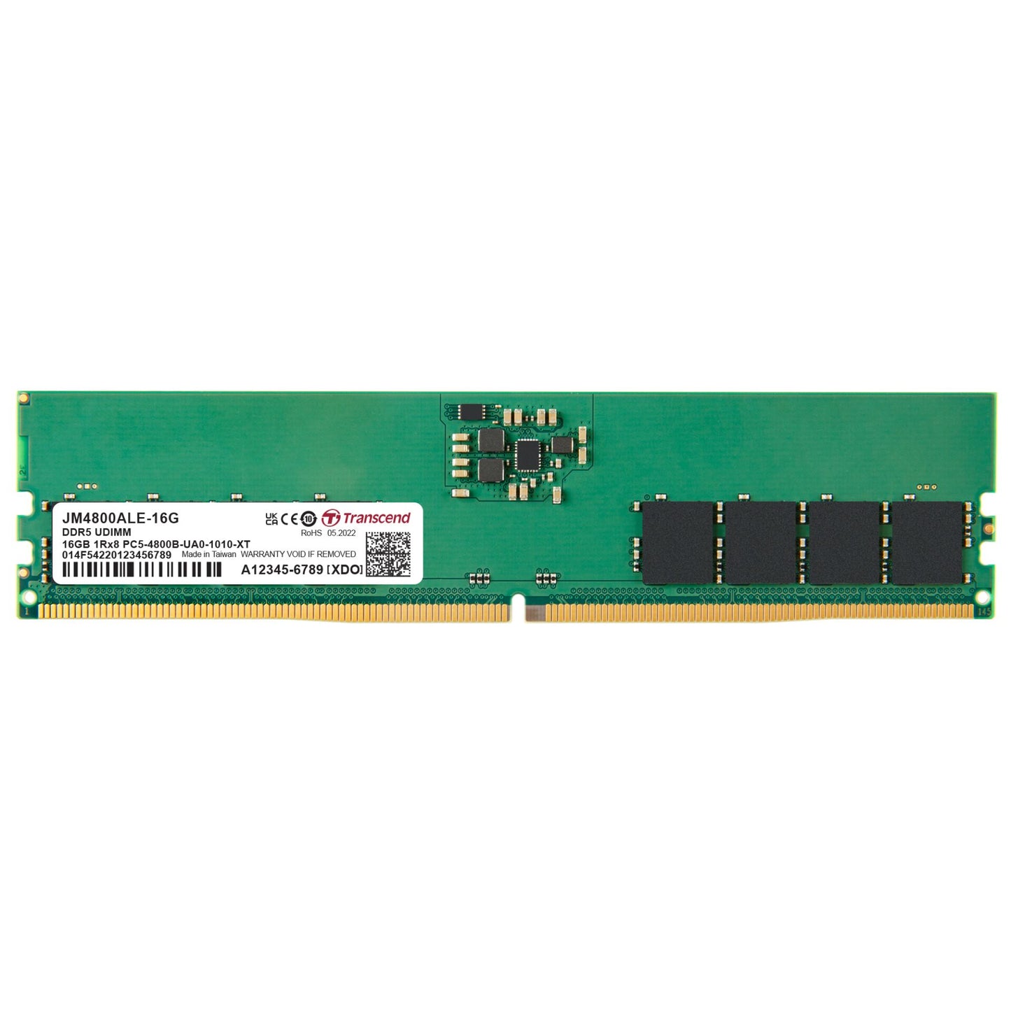 Transcend JetRAM DDR5 4800 16GB U-DIMM