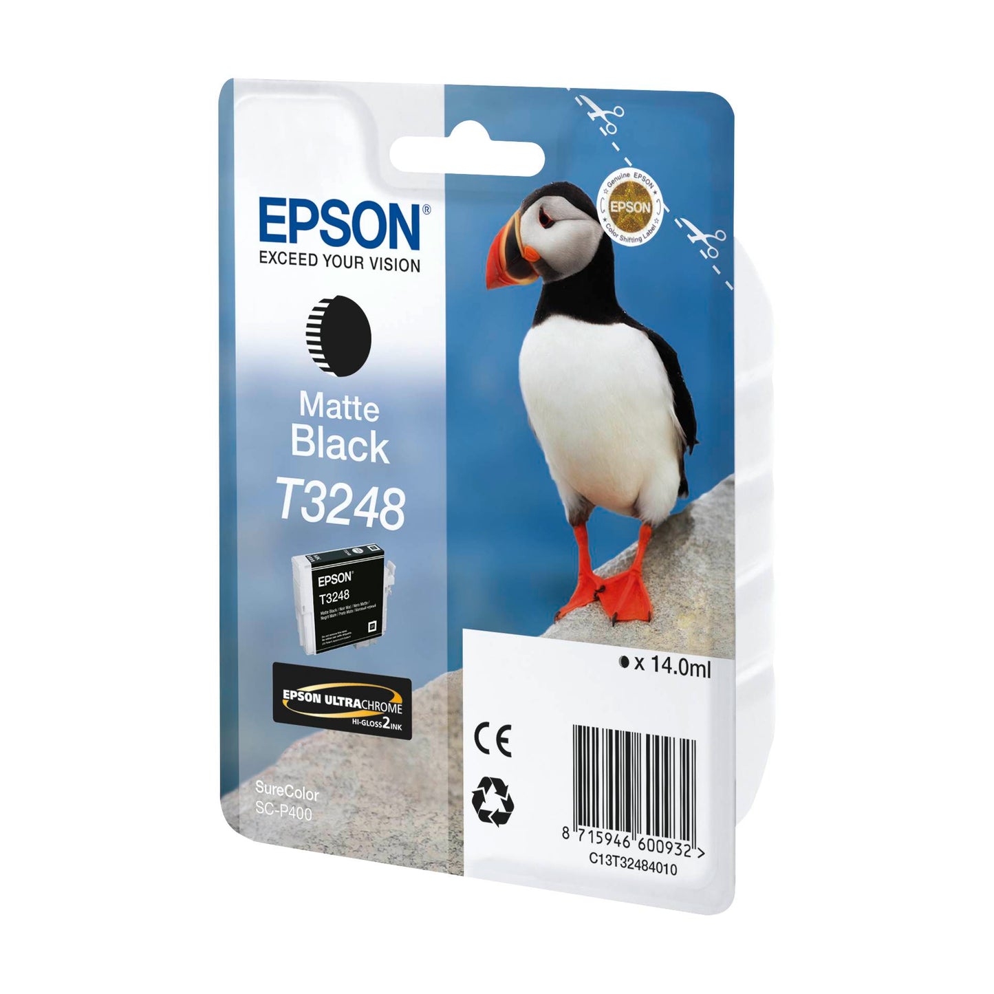 Epson ink cartridge matte black T 324 T 3248