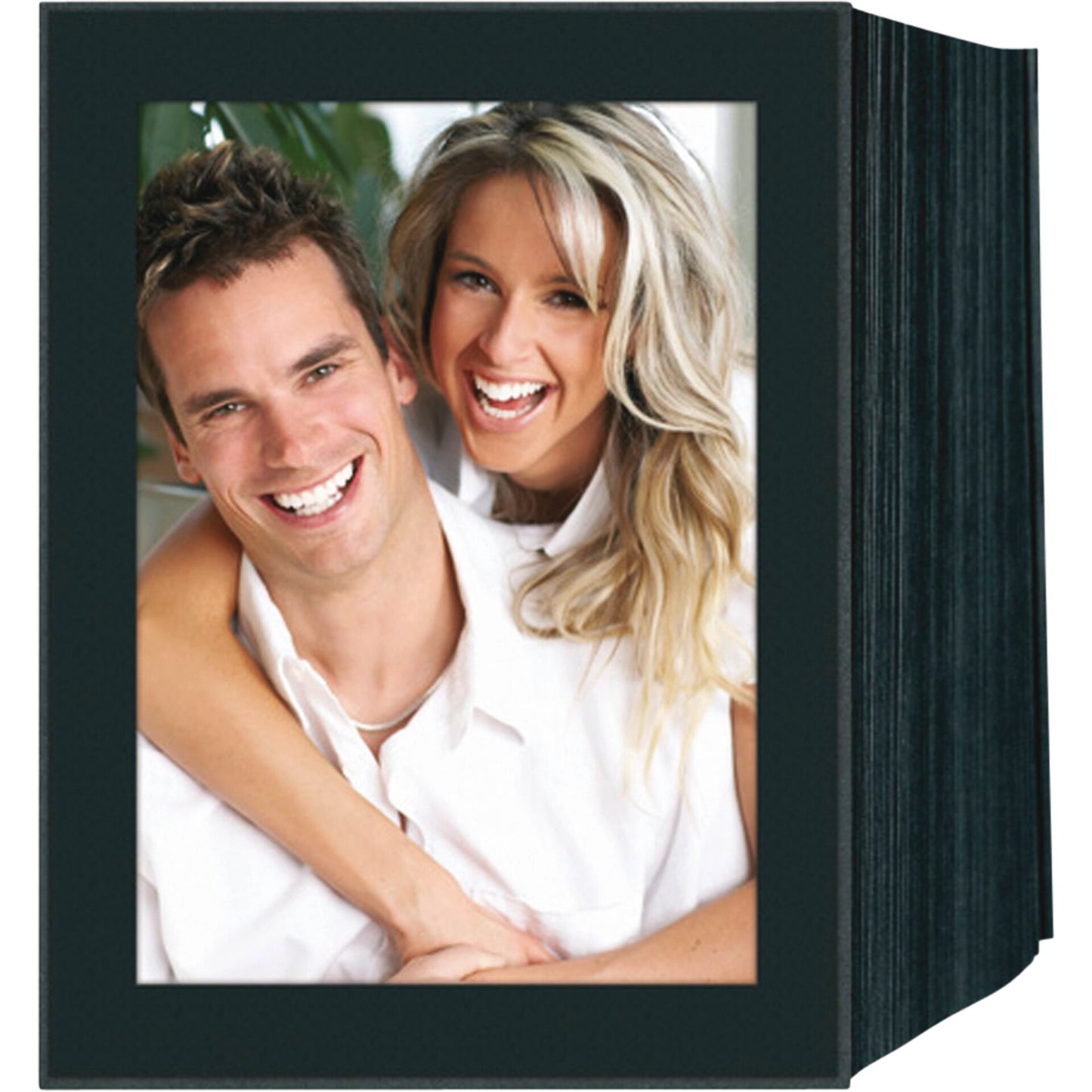 1x125 Daiber Passepartouts black 15x20 deckle edged paper endless
