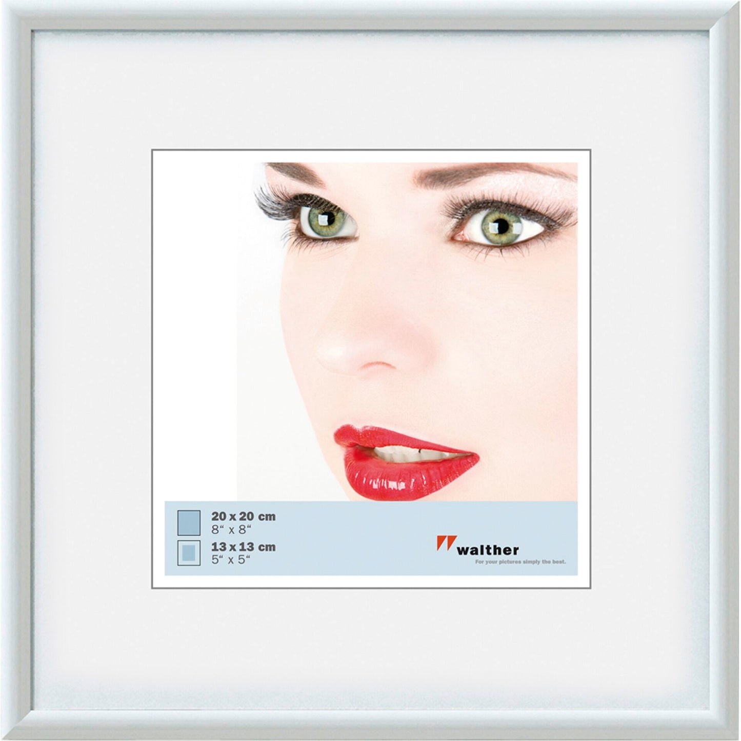 Walther Galeria 20x20 Resin white KW220H
