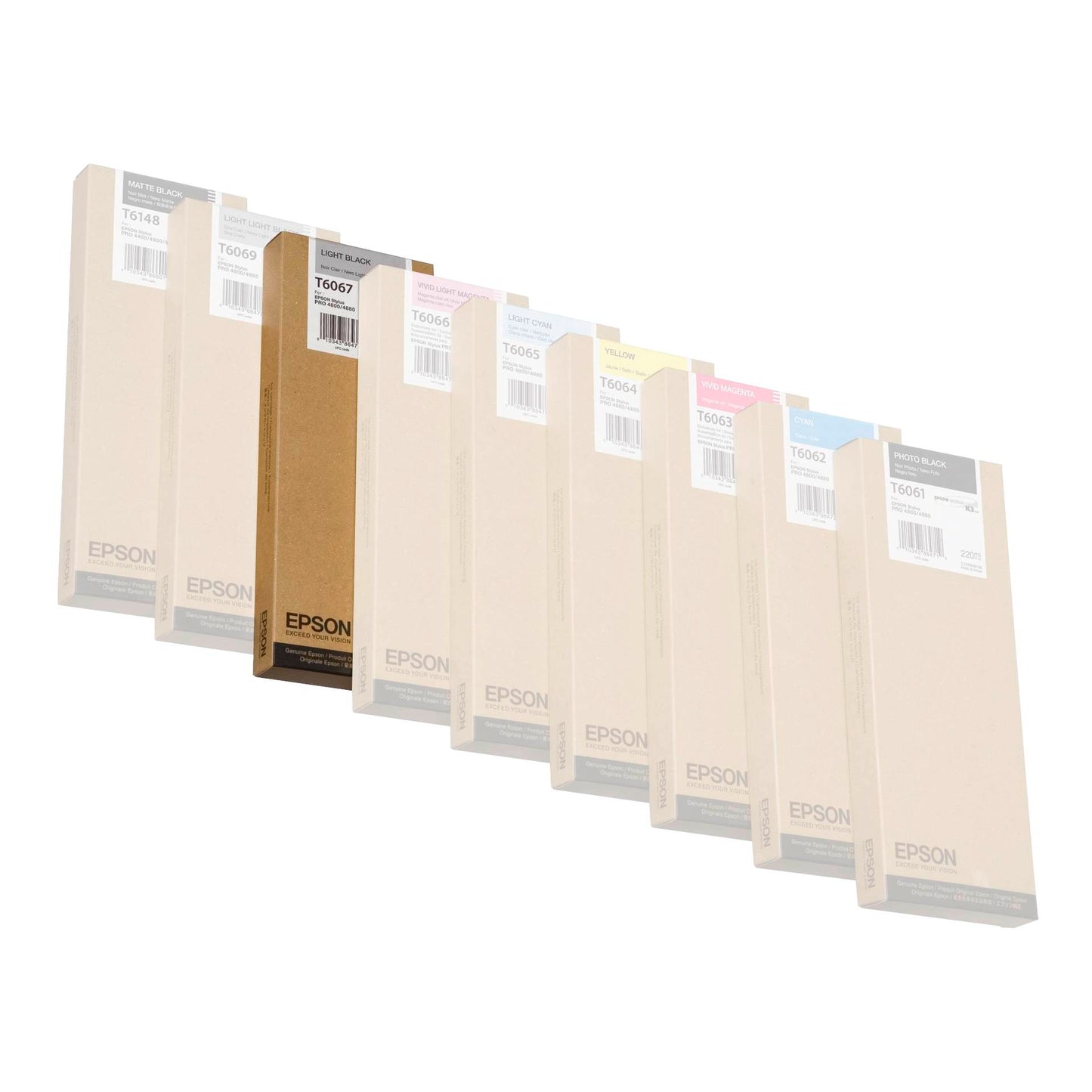 Epson ink cartridge light black T 606 220 ml T 6067