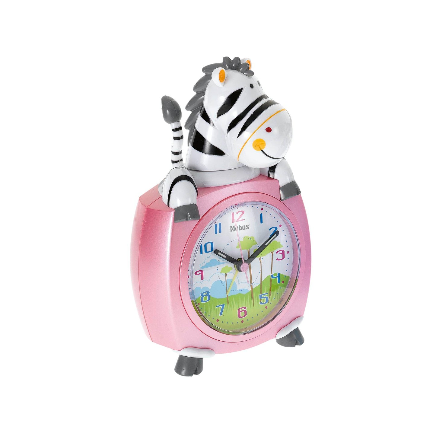 Mebus 26637 Kids Alarm Clock Zebra colour assorted