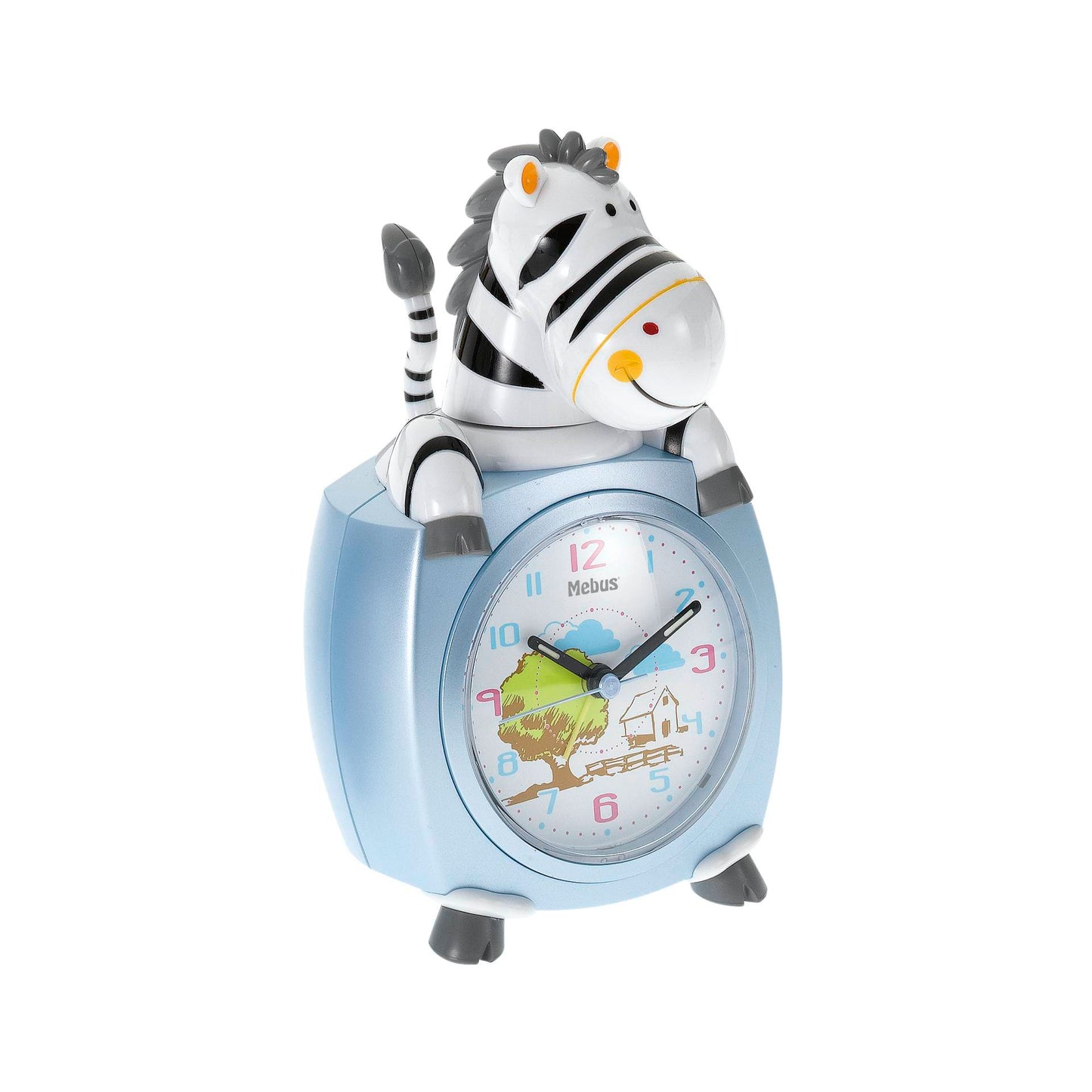 Mebus 26637 Kids Alarm Clock Zebra colour assorted