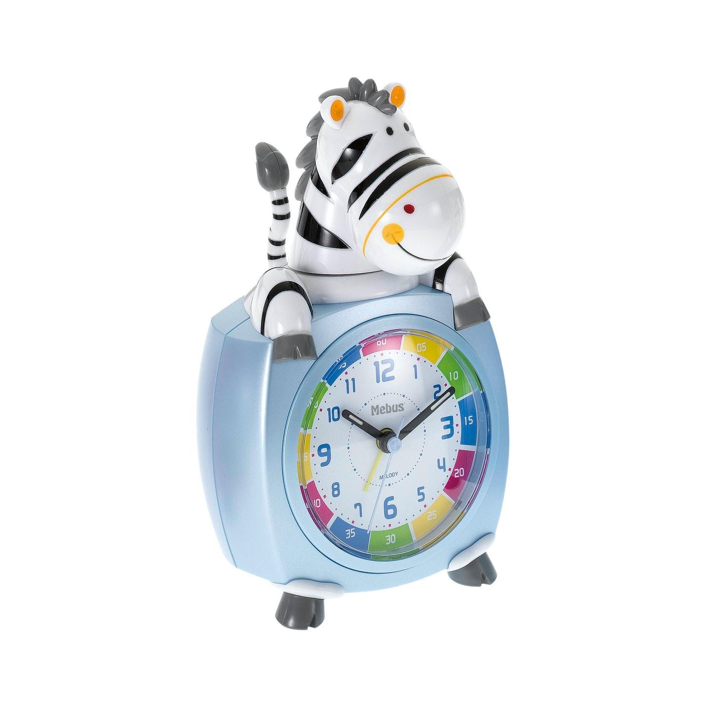 Mebus 26637 Kids Alarm Clock Zebra colour assorted