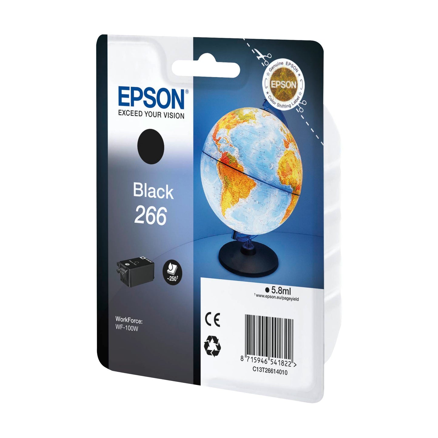 Epson ink cartridge black T 266