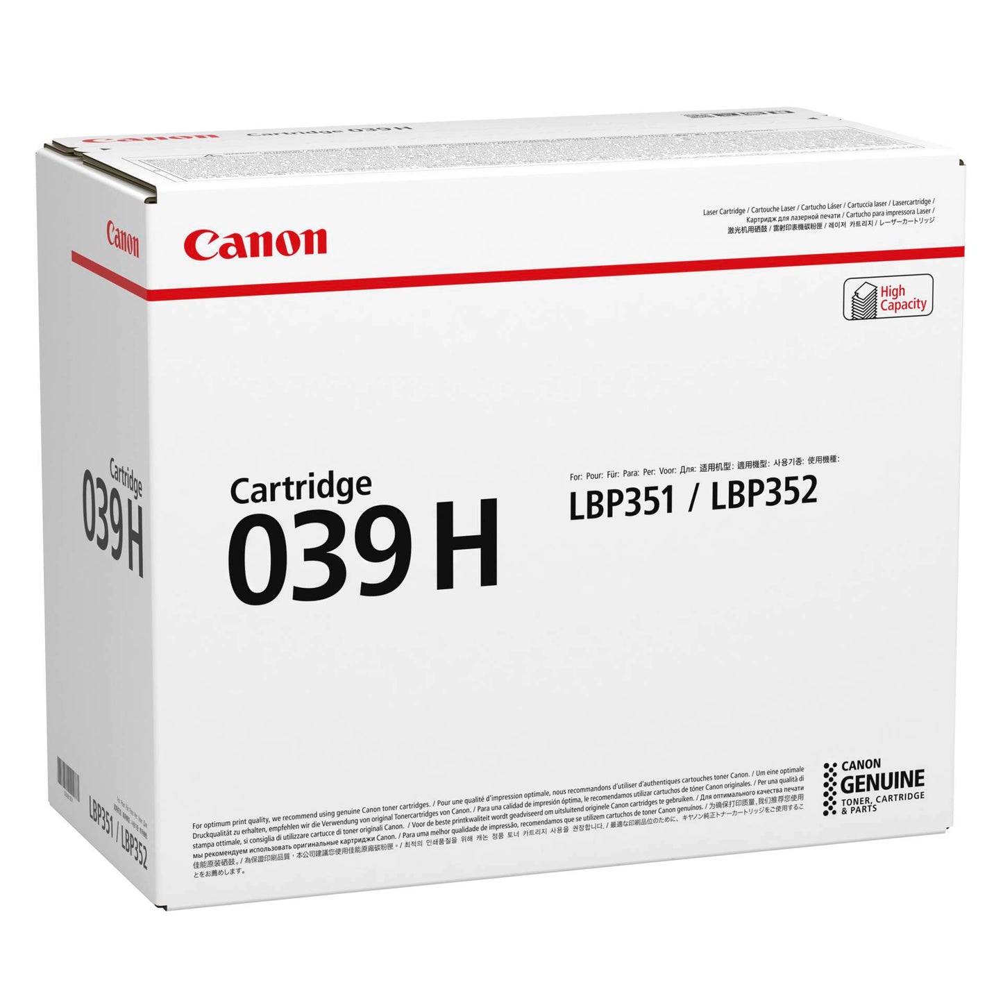 Canon Toner Cartridge 039 H black