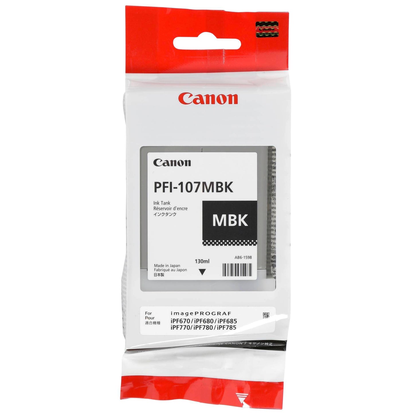 Canon PFI-107 MBK ink matt black