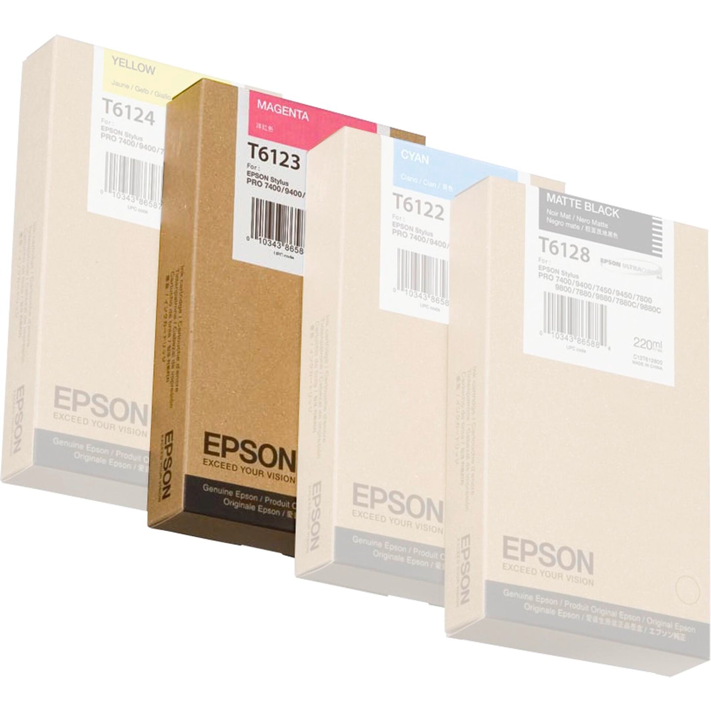 Epson ink cartridge magenta T 612 220 ml T 6123