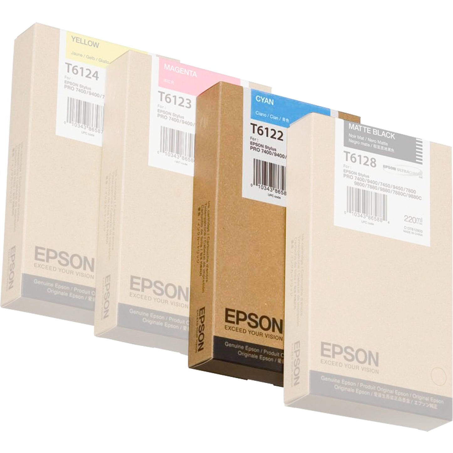 Epson ink cartridge cyan T 612 220 ml T 6122