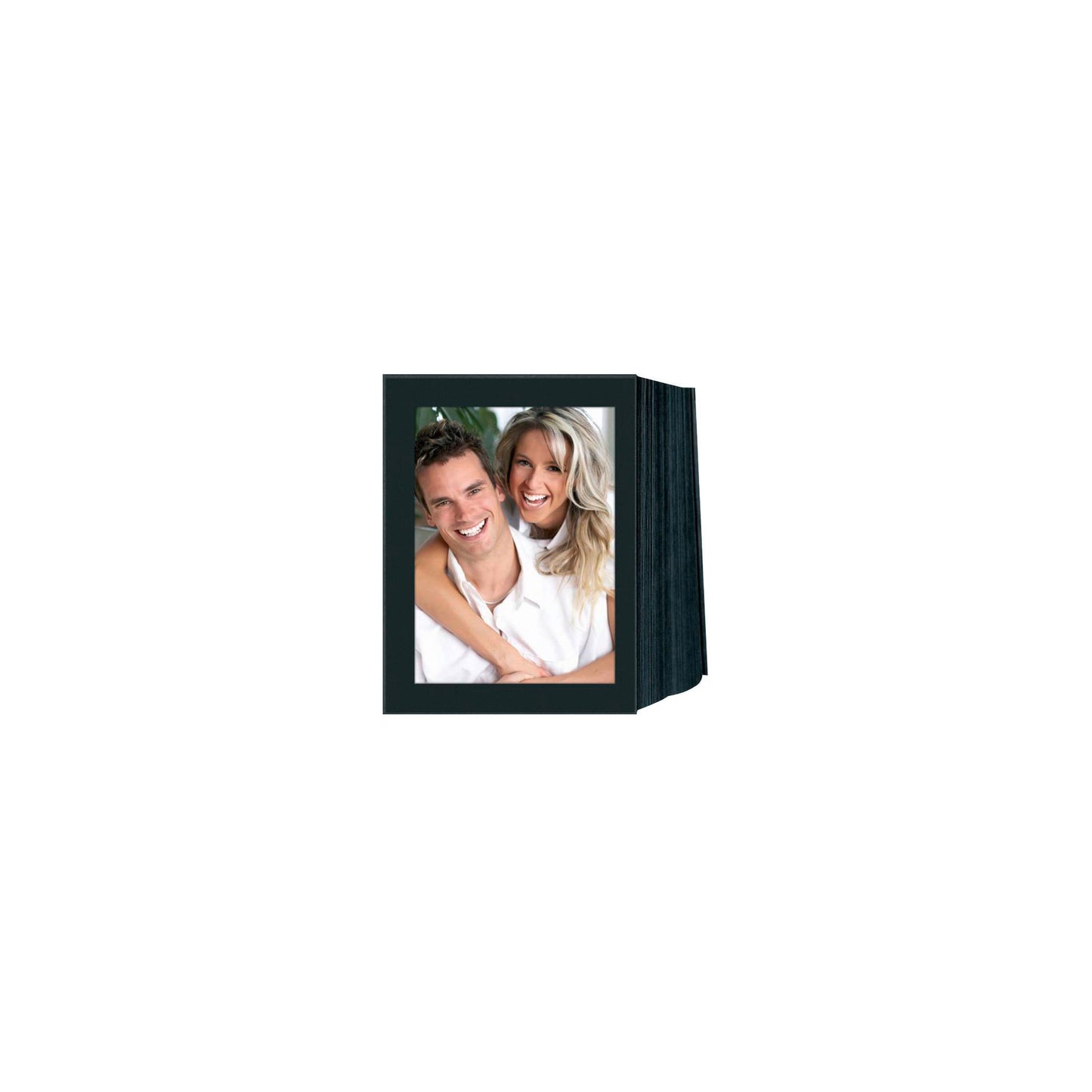 1x125 Daiber Passepartouts 13x18 endless,black deckle edged paper