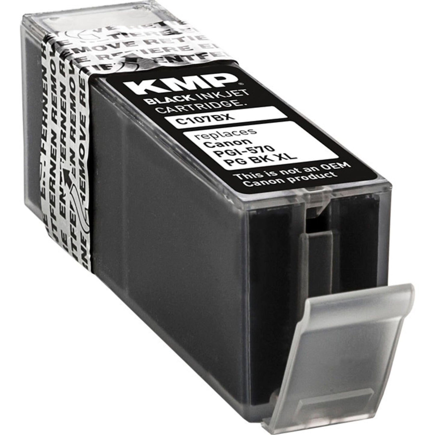 KMP C107BPIX ink cartridge sw comp. with Canon PGI-570 XL PGBK