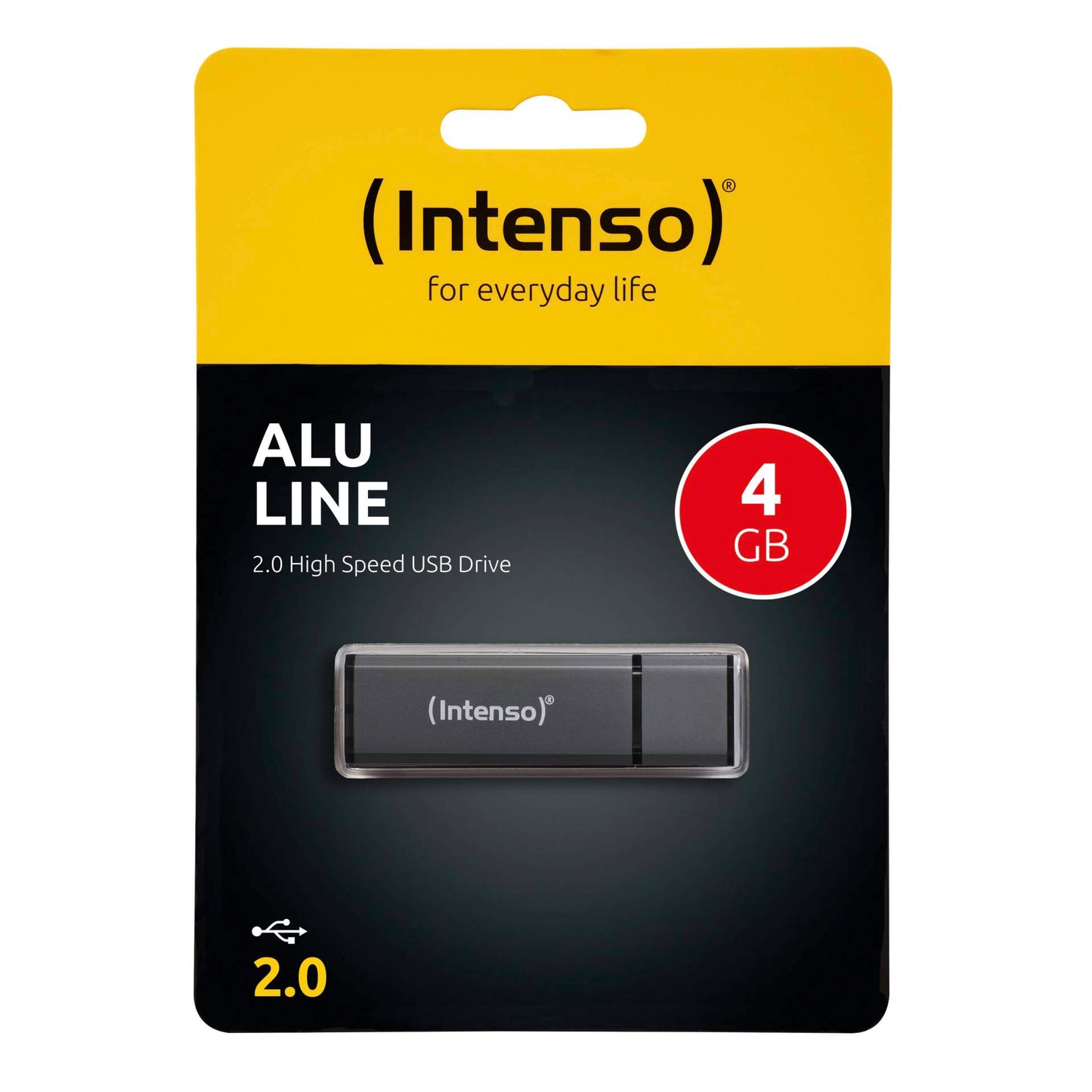 Intenso Alu Line anthracite 4GB USB Stick 2.0