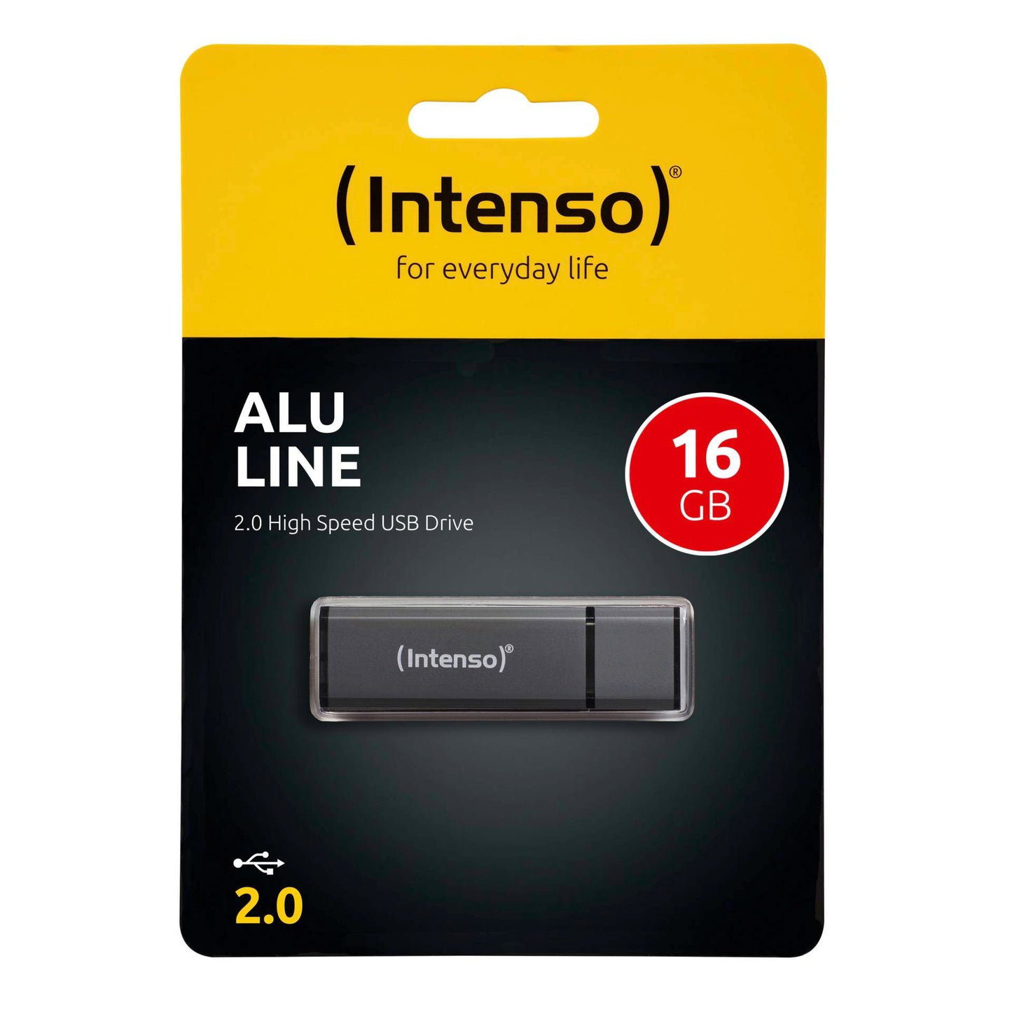 Intenso Alu Line anthracite 16GB USB Stick 2.0
