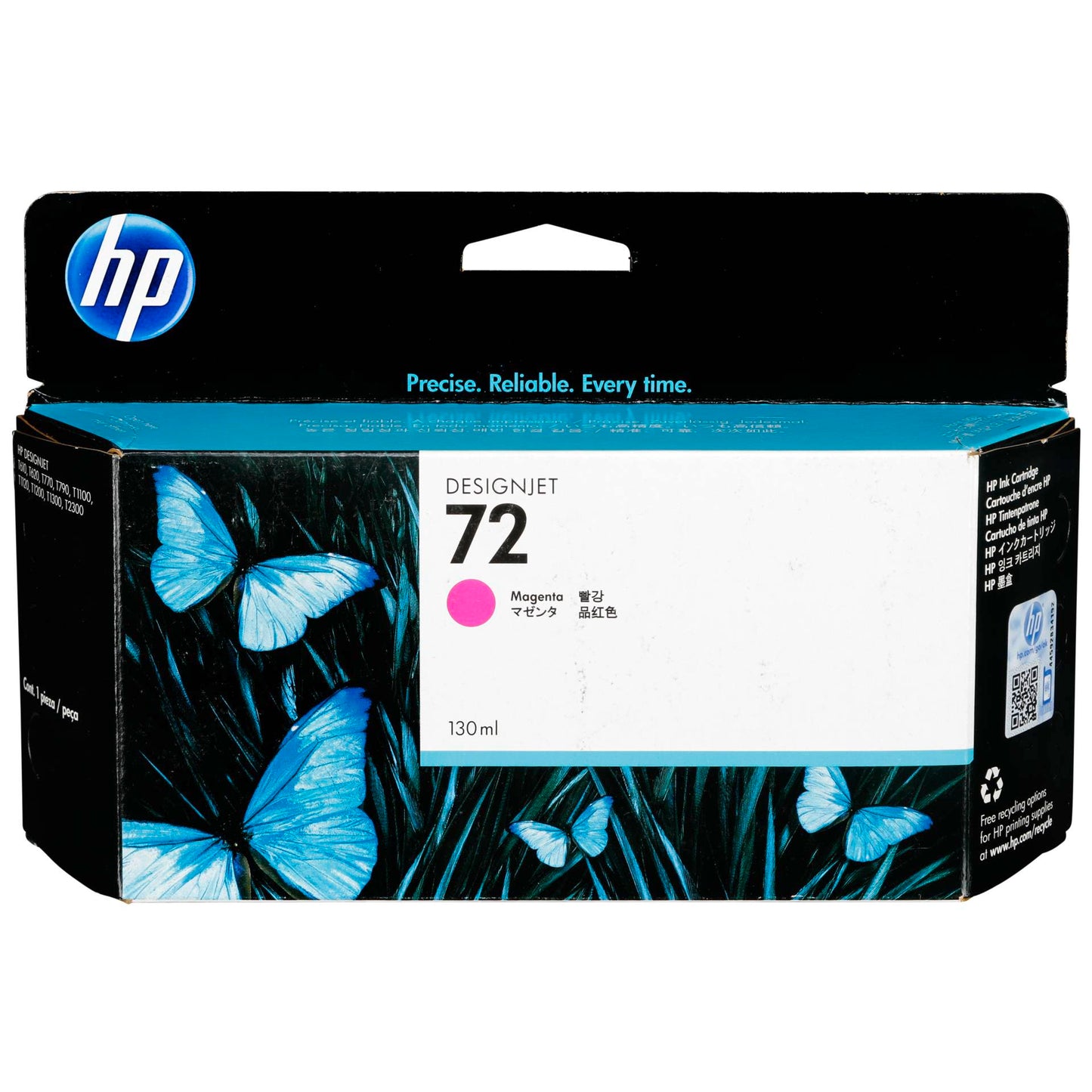 HP C 9372 A ink cartridge magenta Vivera No. 72