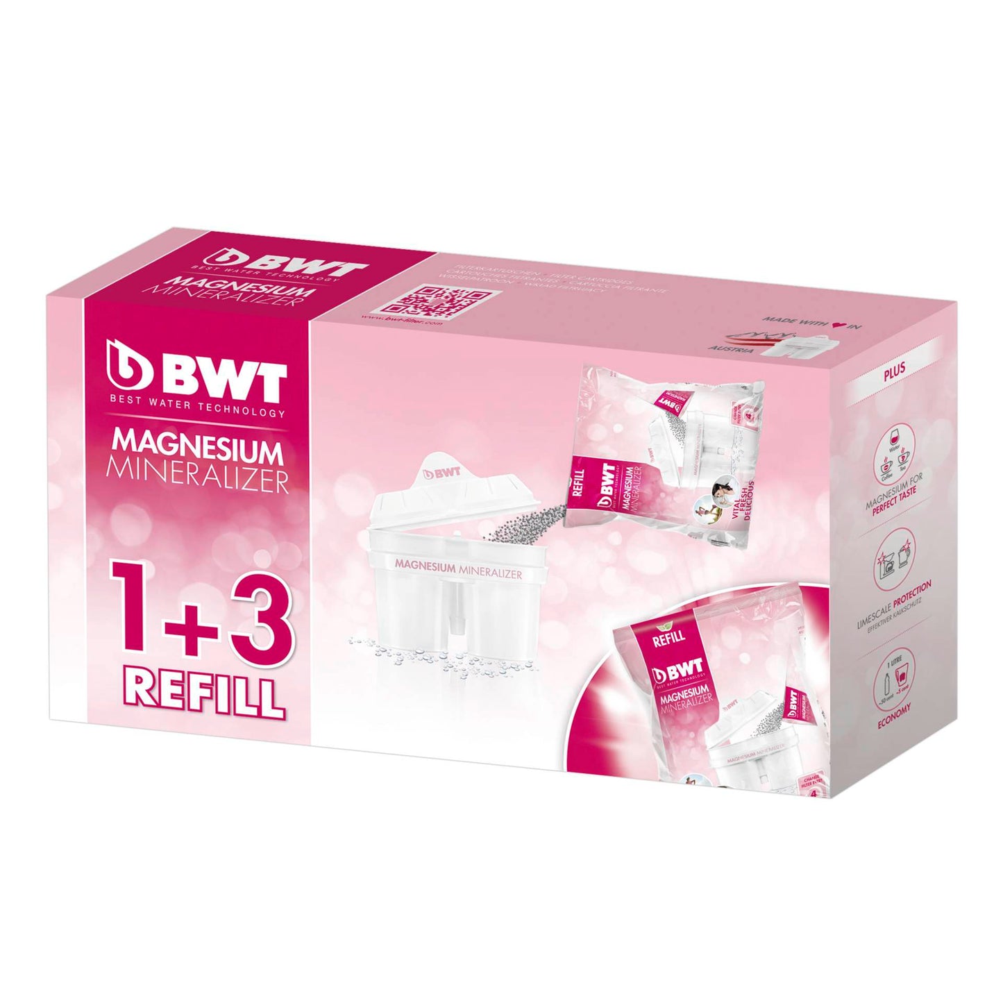 BWT 814544 Longlife Refill 1+3 white