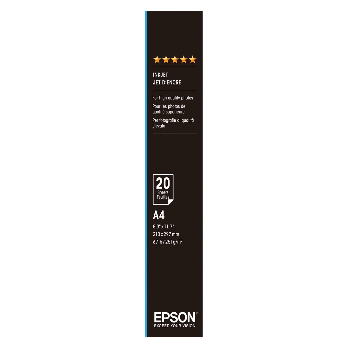 Epson Premium Semigloss Photo A 4, 251 g, 20 Sheets   S 041332