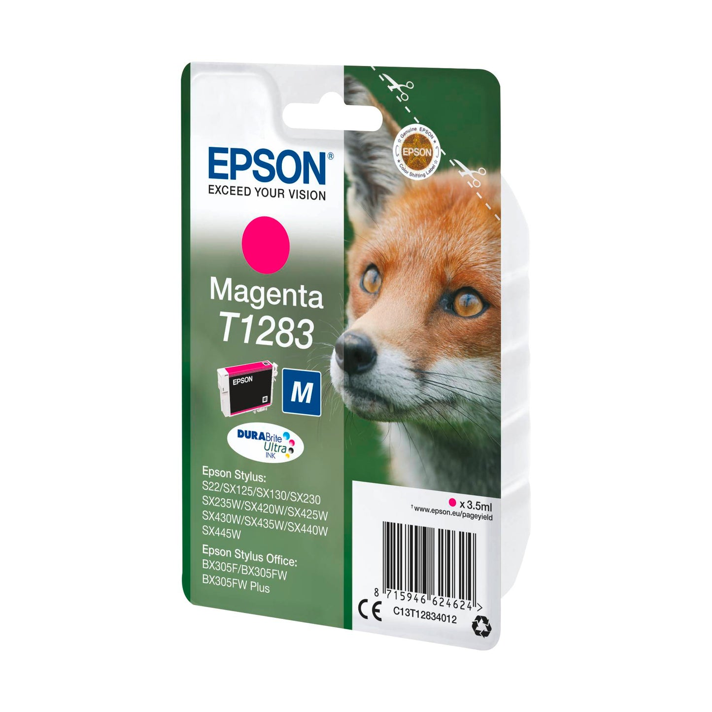 Epson ink cartridge magenta DURABrite T 128 T 1283
