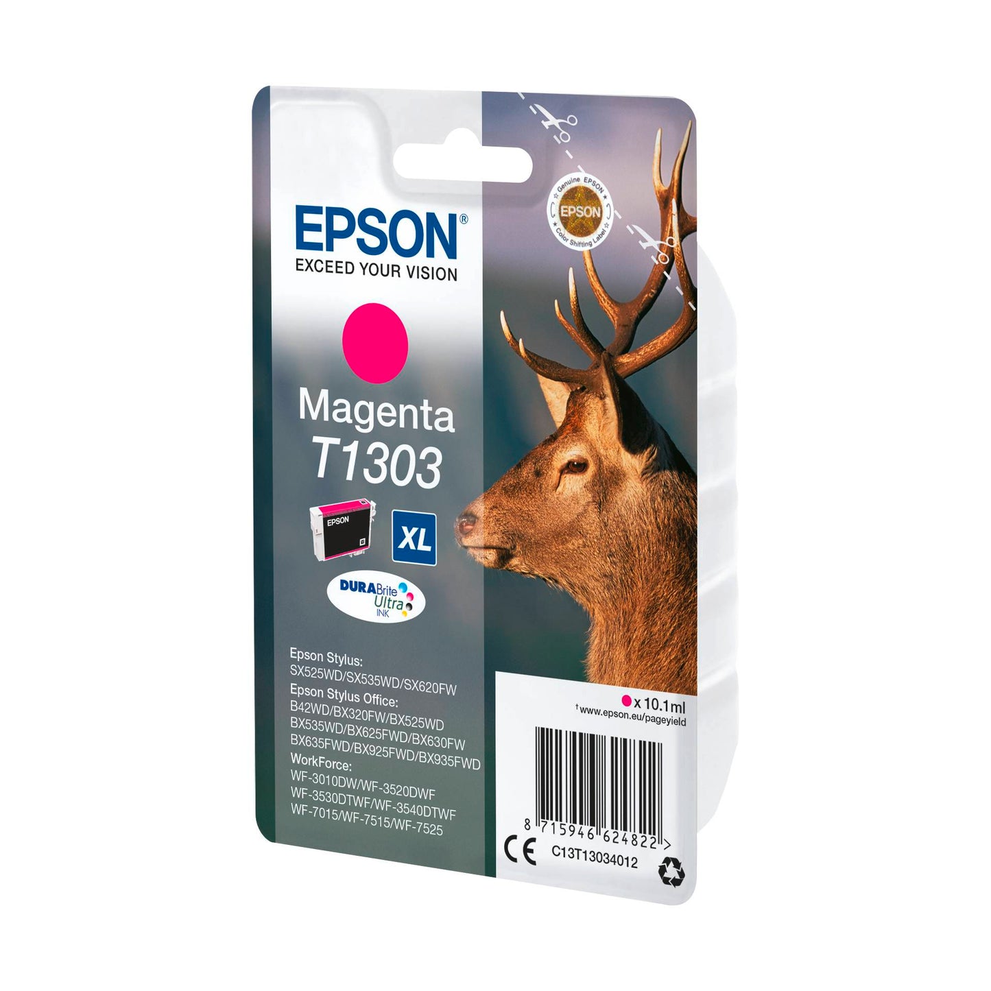 Epson ink cartridge magenta DURABrite T 130 T 1303
