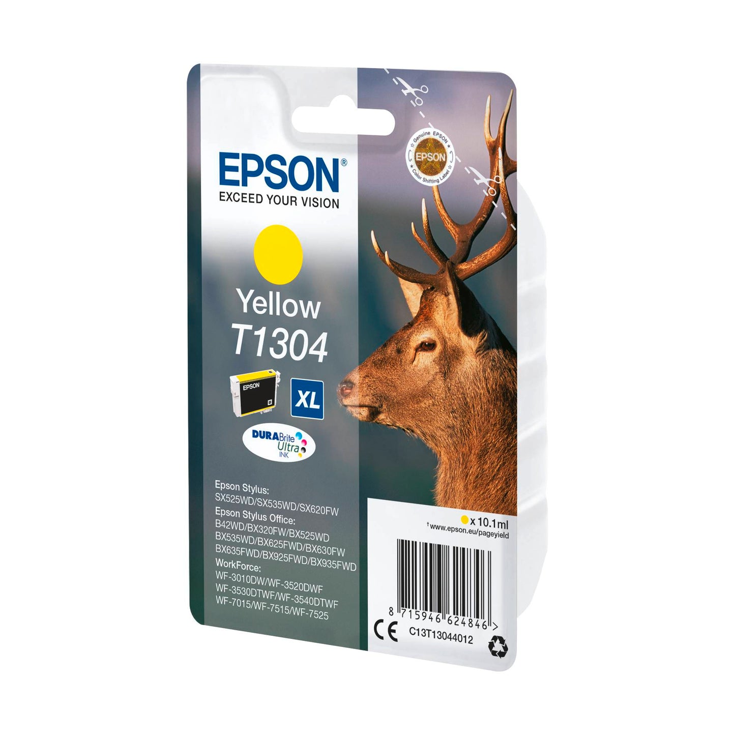 Epson ink cartridge yellow DURABrite T 130 T 1304