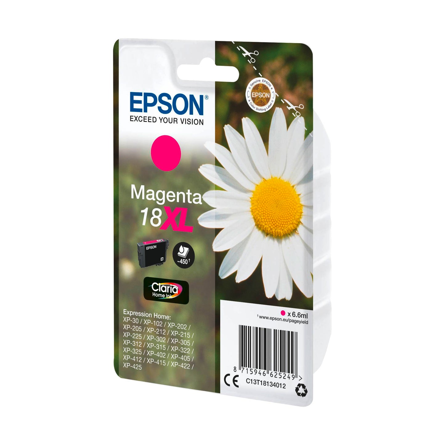 Epson ink cartridge XL magenta Claria Home T 181 T 1813