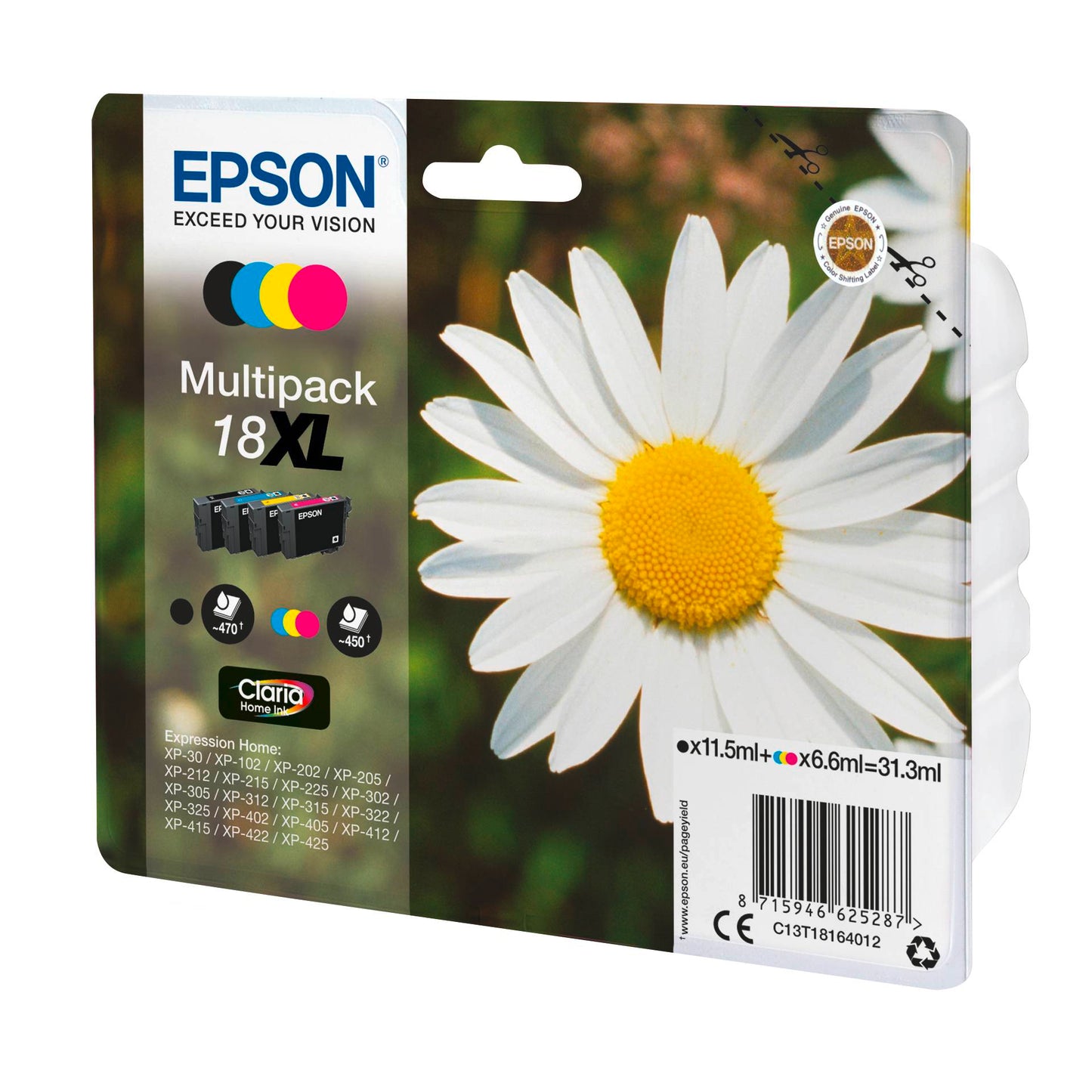 Epson Claria Home XL Multipack T 181 BK/C/M/Y T 1816