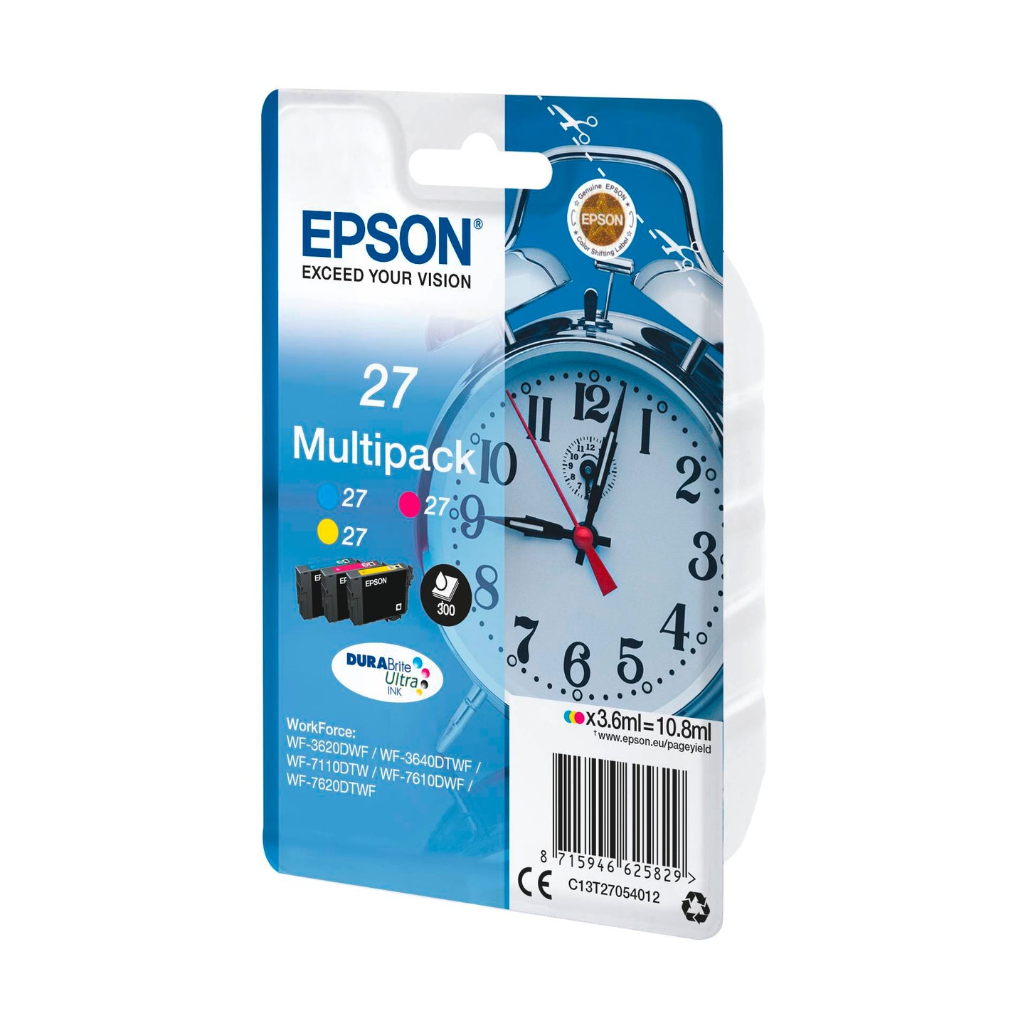 Epson DURABrite Ultra Ink Multipack (3 colors) T 27 T 2705