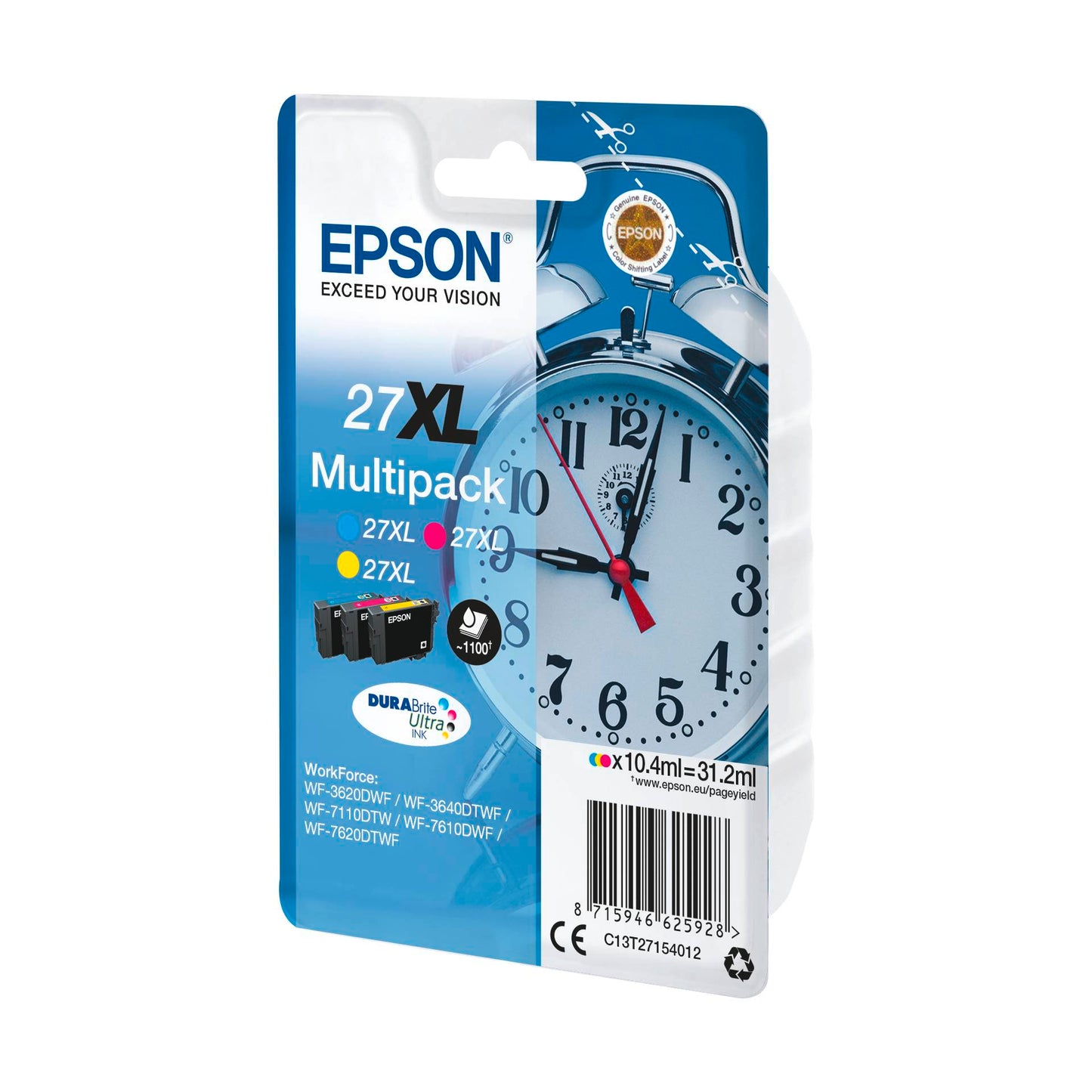 Epson DURABrite Ultra Ink 27 XL Multipack (3 colors) T 2715