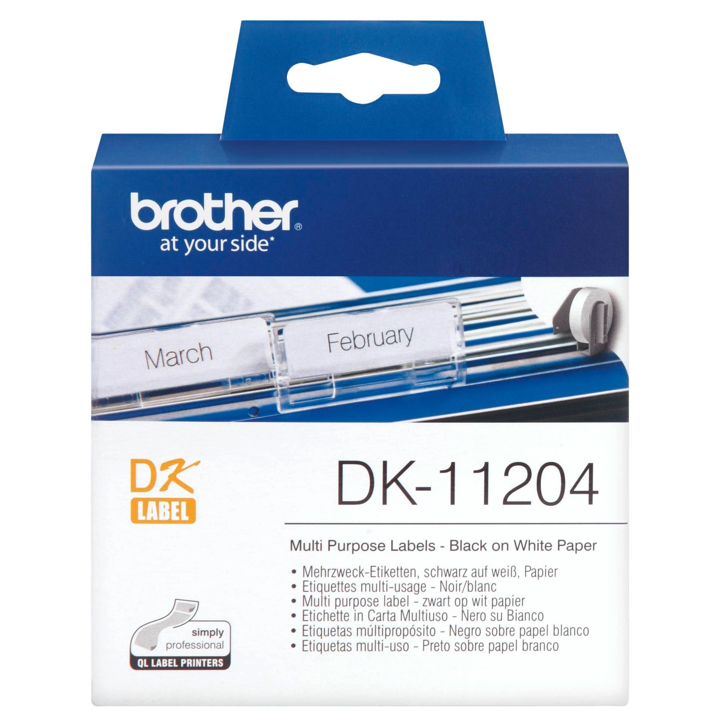 Brother Multi Purpose Labels DK-11204