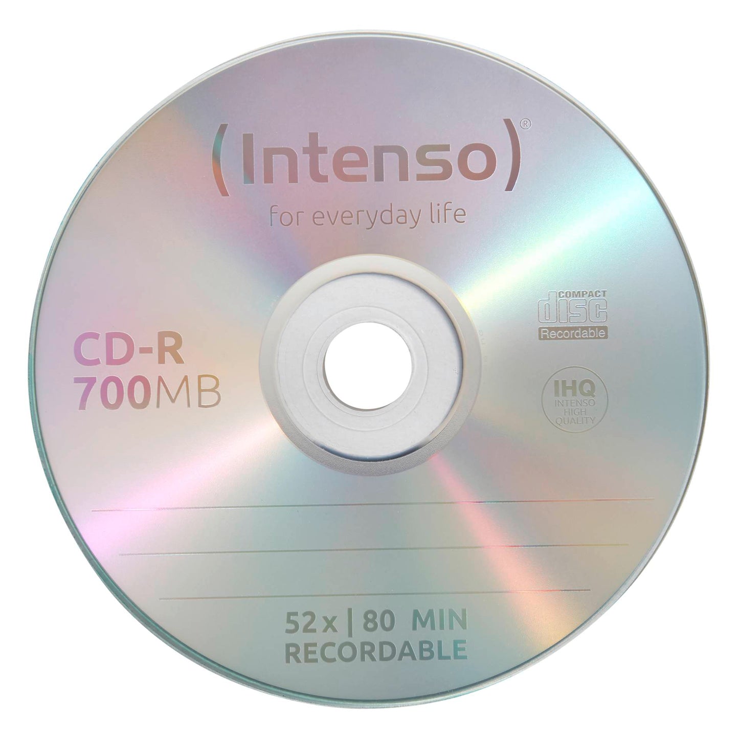 1x25 Intenso CD-R 80 / 700MB 52x Speed, Cakebox Spindle