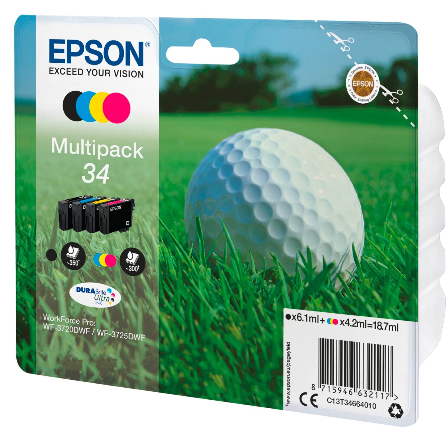 Epson DURABrite Ultra Multipack (4 colors) 34 T 3466
