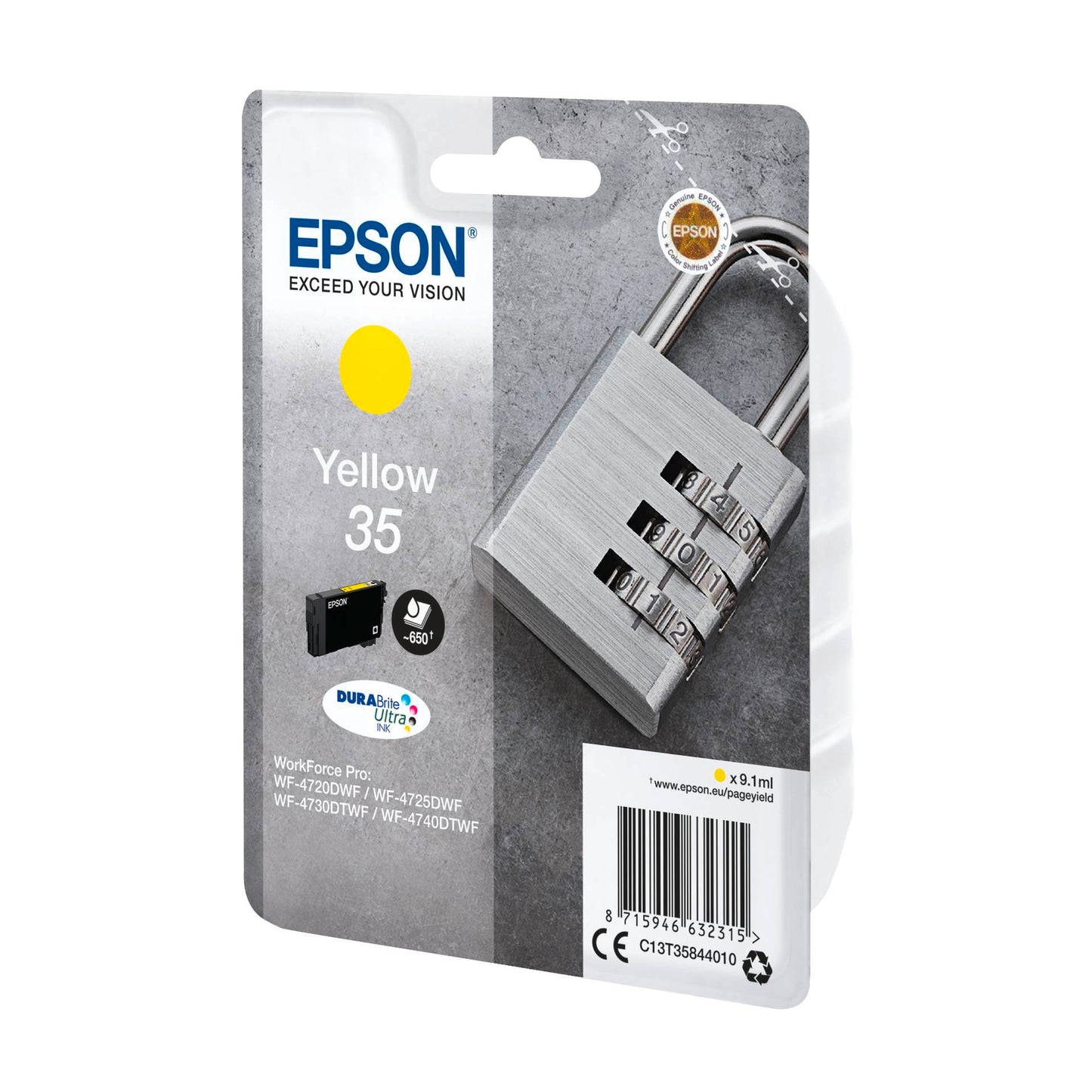 Epson ink cartridge yellow DURABrite Ultra Ink 35 T 3584