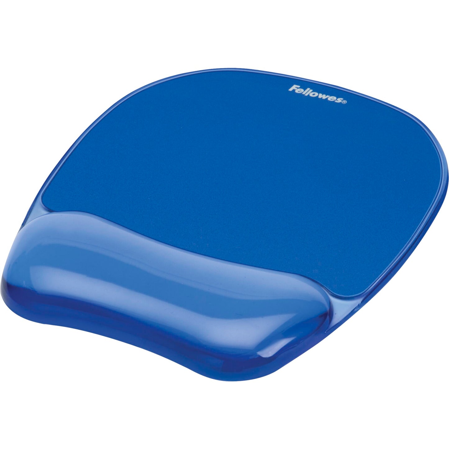 Fellowes Crystal Gel Mouse Gel Wrist Support blue